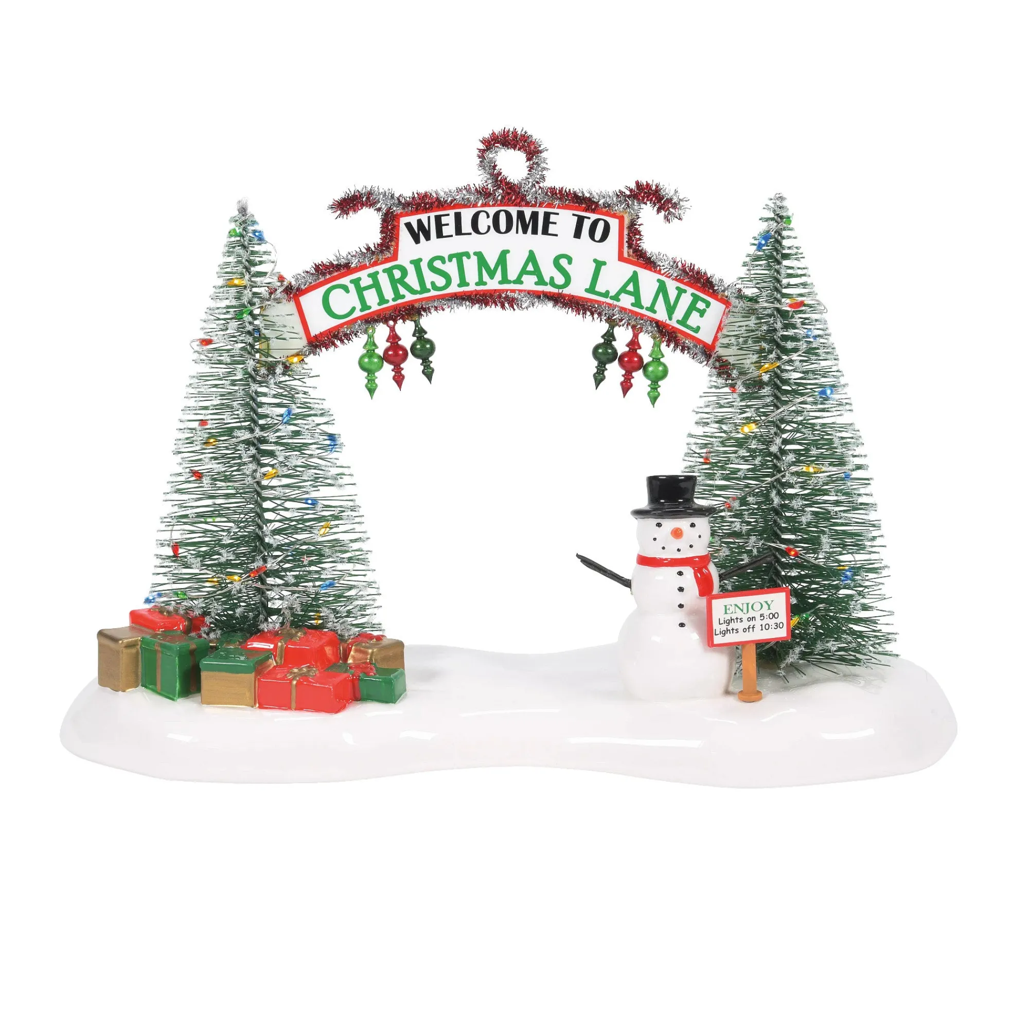 Department 56 Village Parts And Accessories | A Festive Christmas Gate