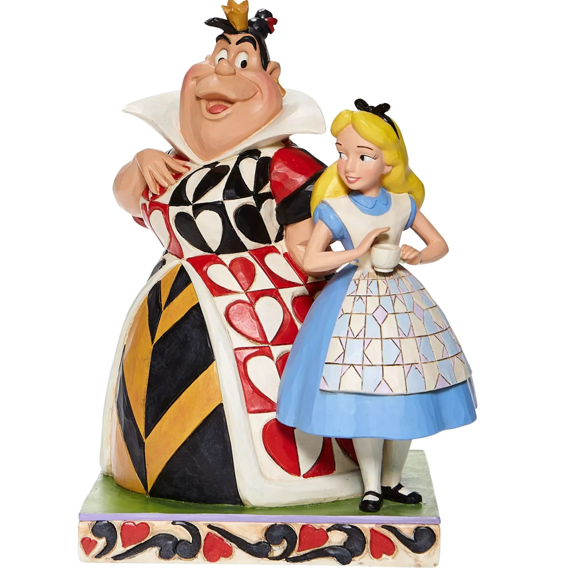 Enesco Gift Figurines | Alice & Queen of Hearts