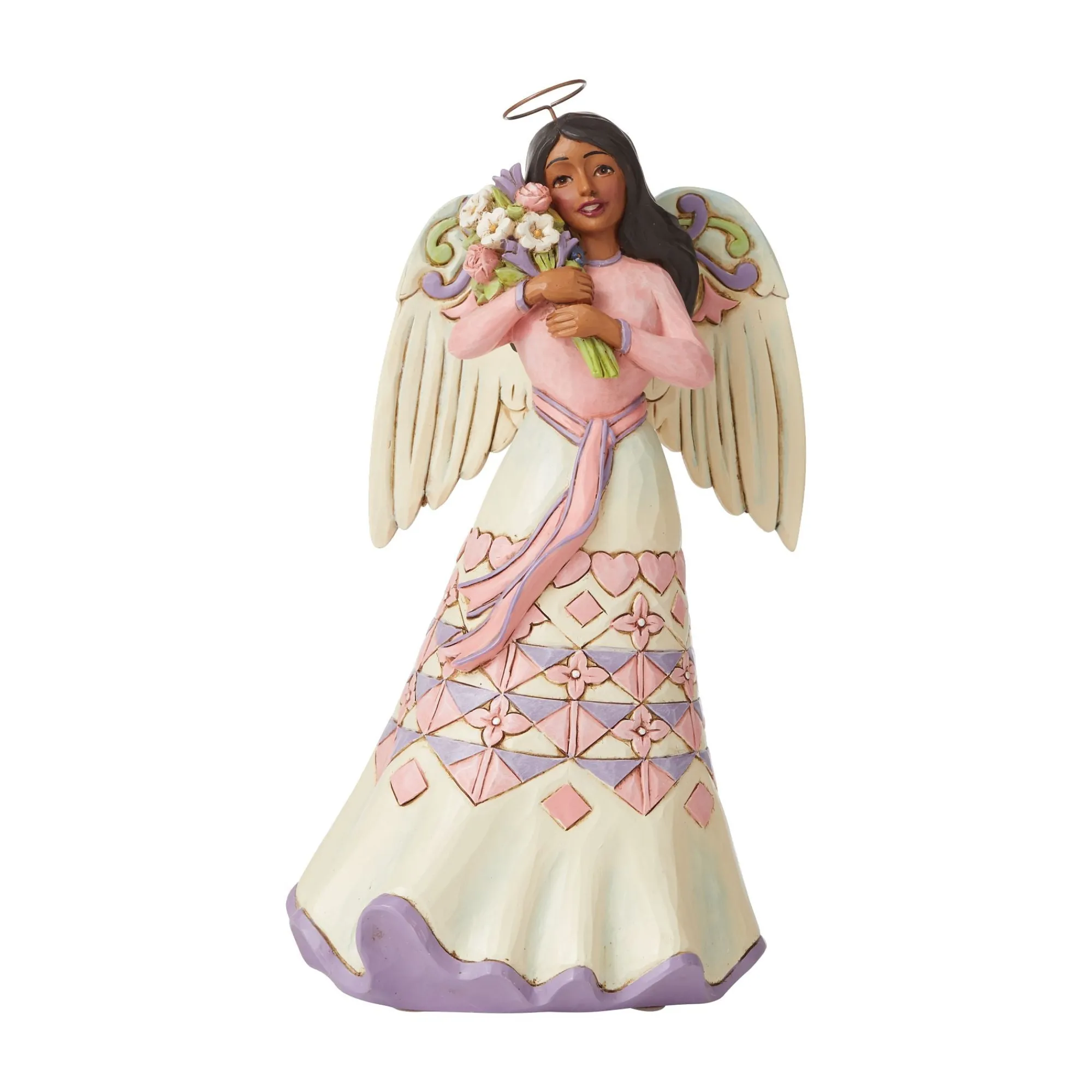 Enesco Gift Figurines | Religious | Angel Holding Flowers (AA)