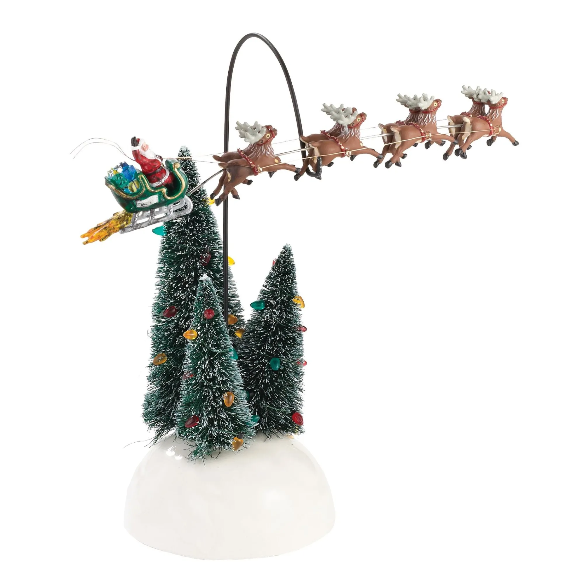 Department 56 Village Parts And Accessories | Animated Flaming Sleigh