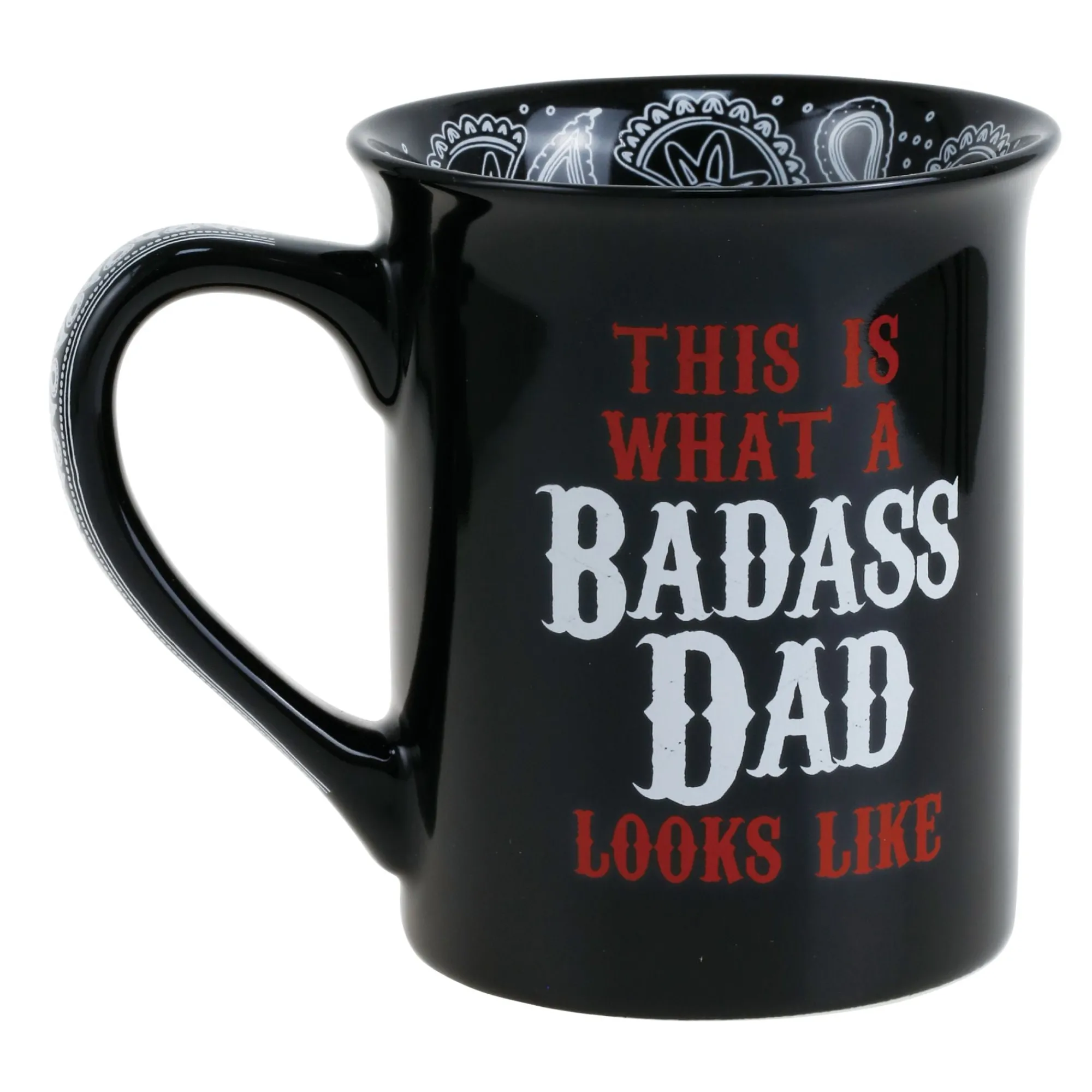 Enesco Gift Mugs | Drinkware | Badass Dad Motorcycle Mug