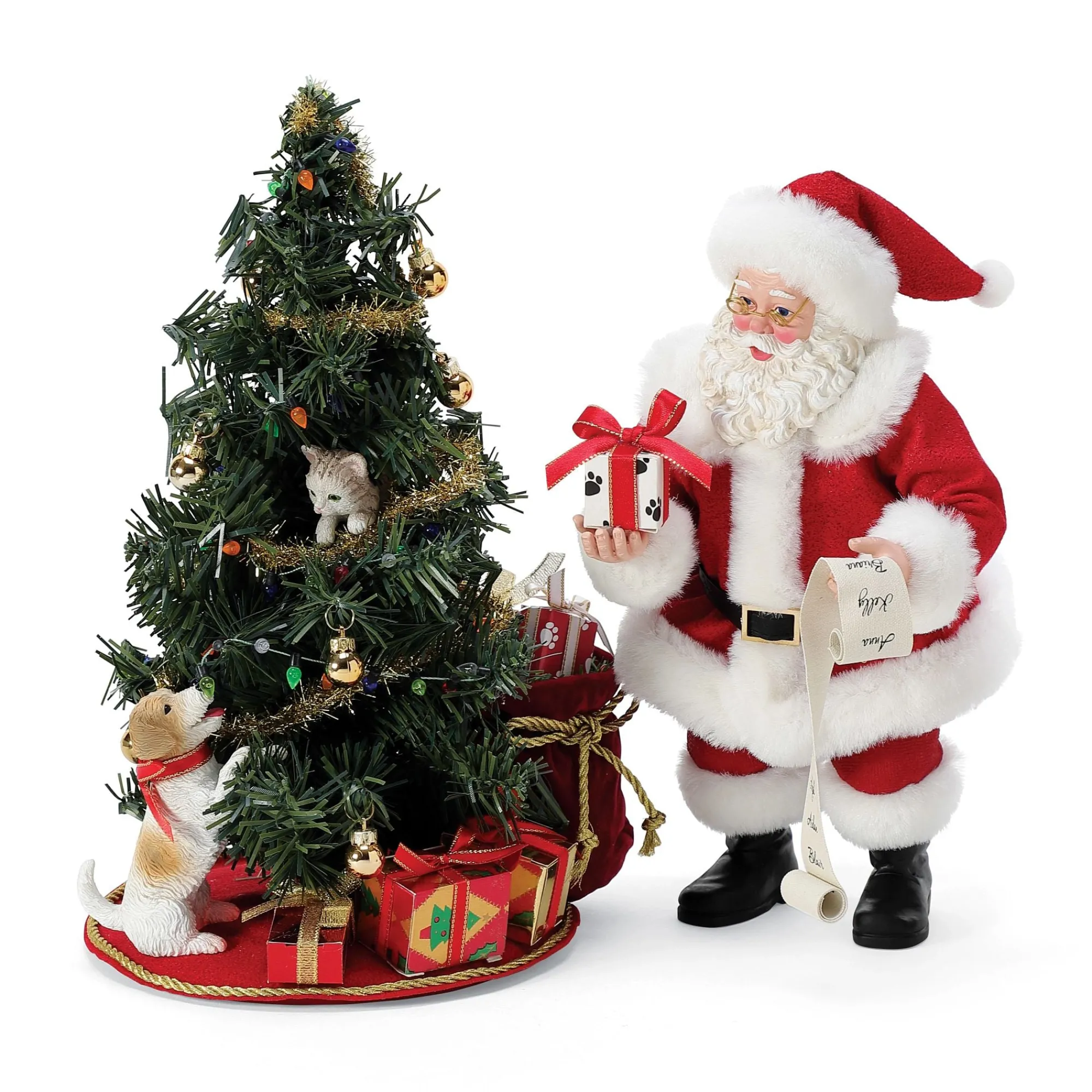 Department 56 Figurines | Santas | Barking Up the Tree