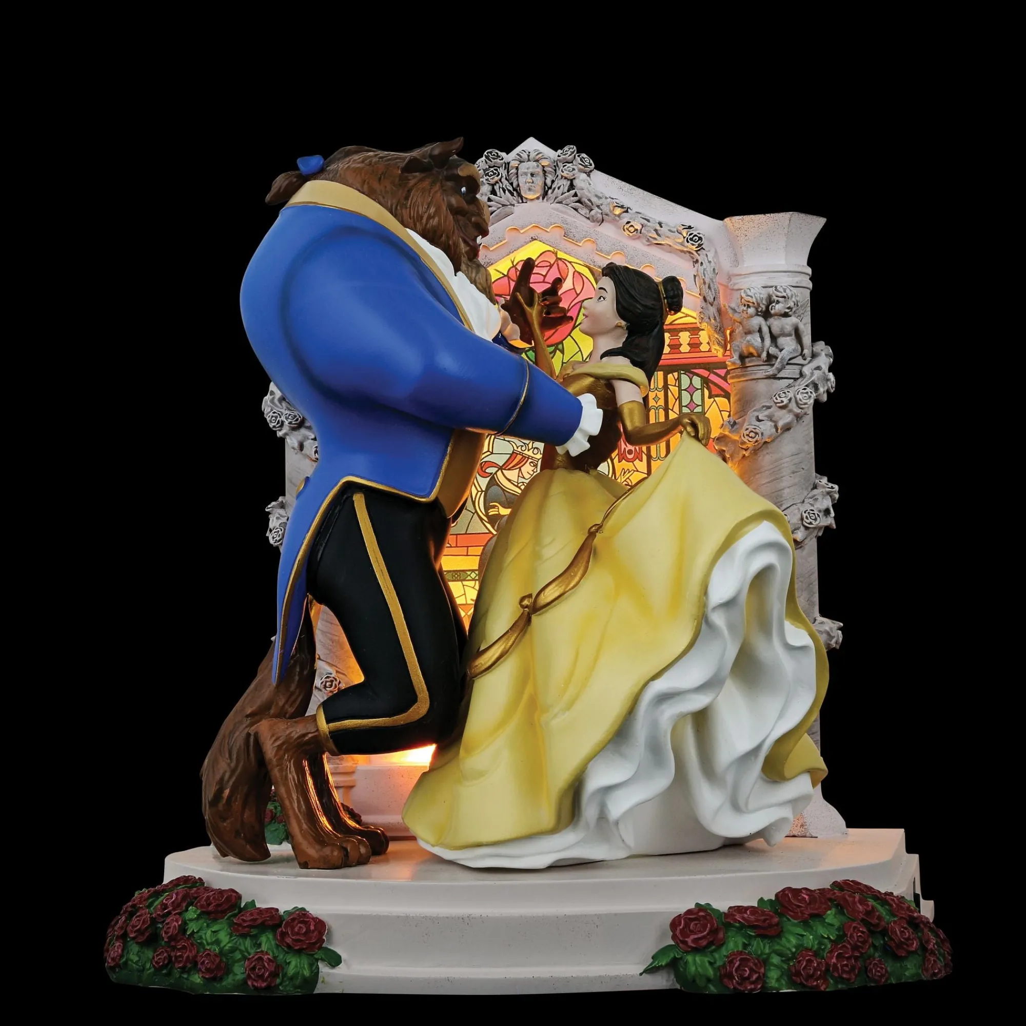 Enesco Gift Figurines | Belle & Beast Light Up