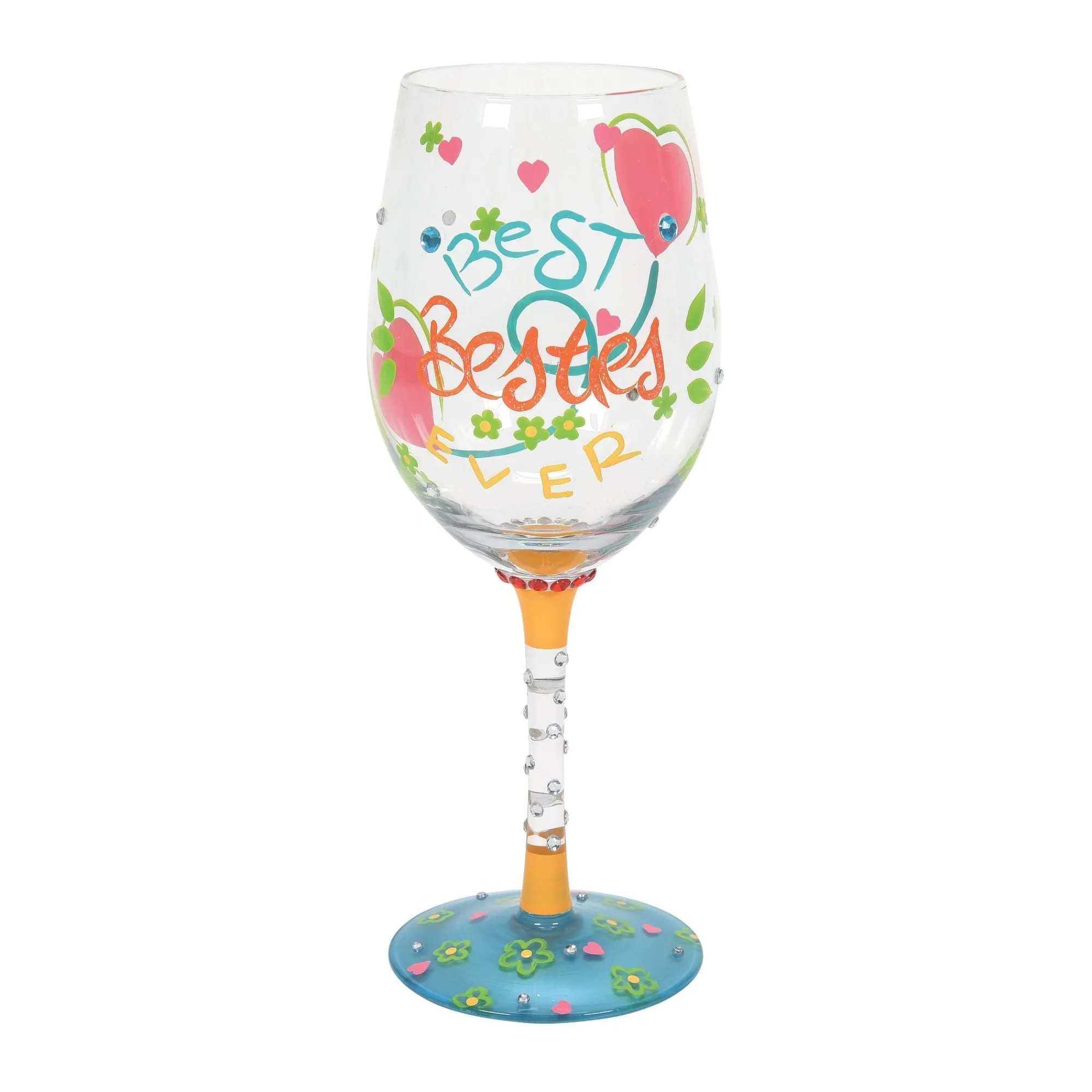 Enesco Gift Drinkware | Best Besties Ever Wine Glass