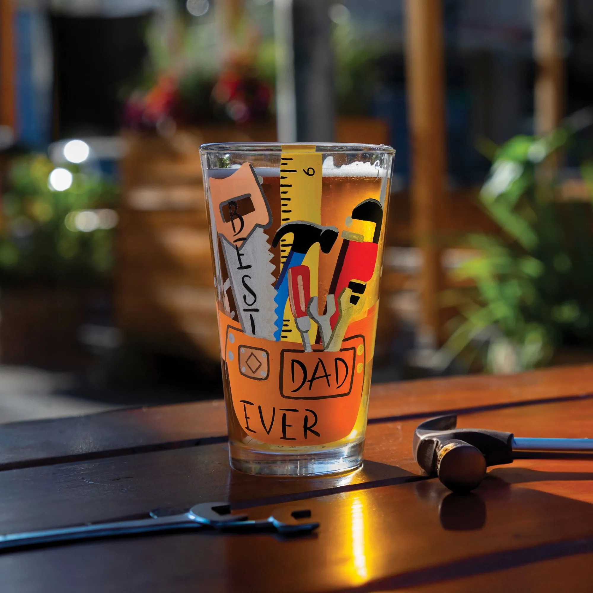 Enesco Gift Drinkware | Best Dad Ever Pint Glass