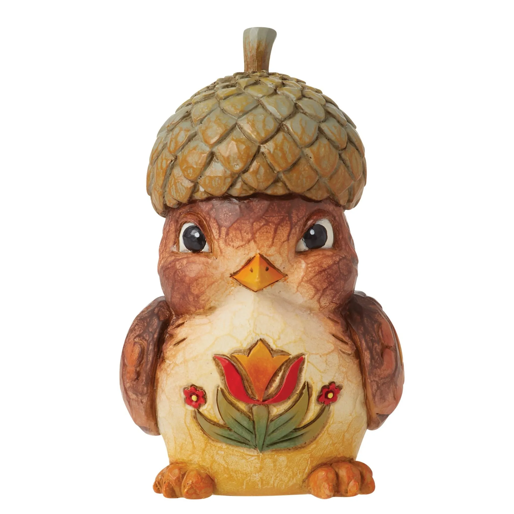 Enesco Gift Figurines | Bird with Acorn Hat Figurine