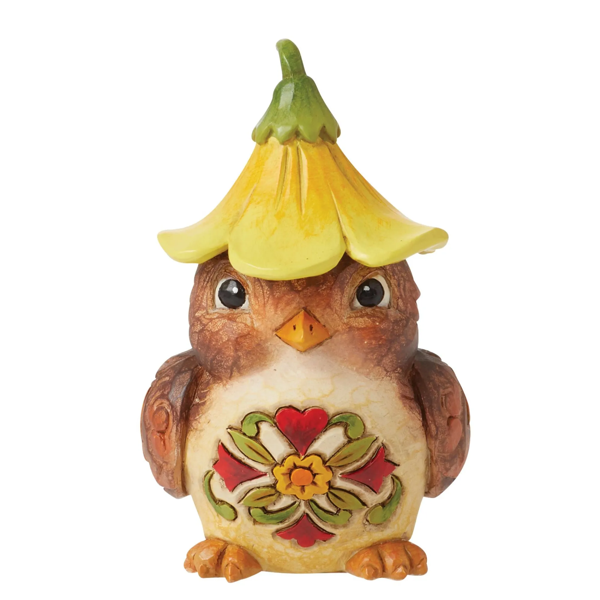 Enesco Gift Figurines | Bird with Flower Hat Figurine