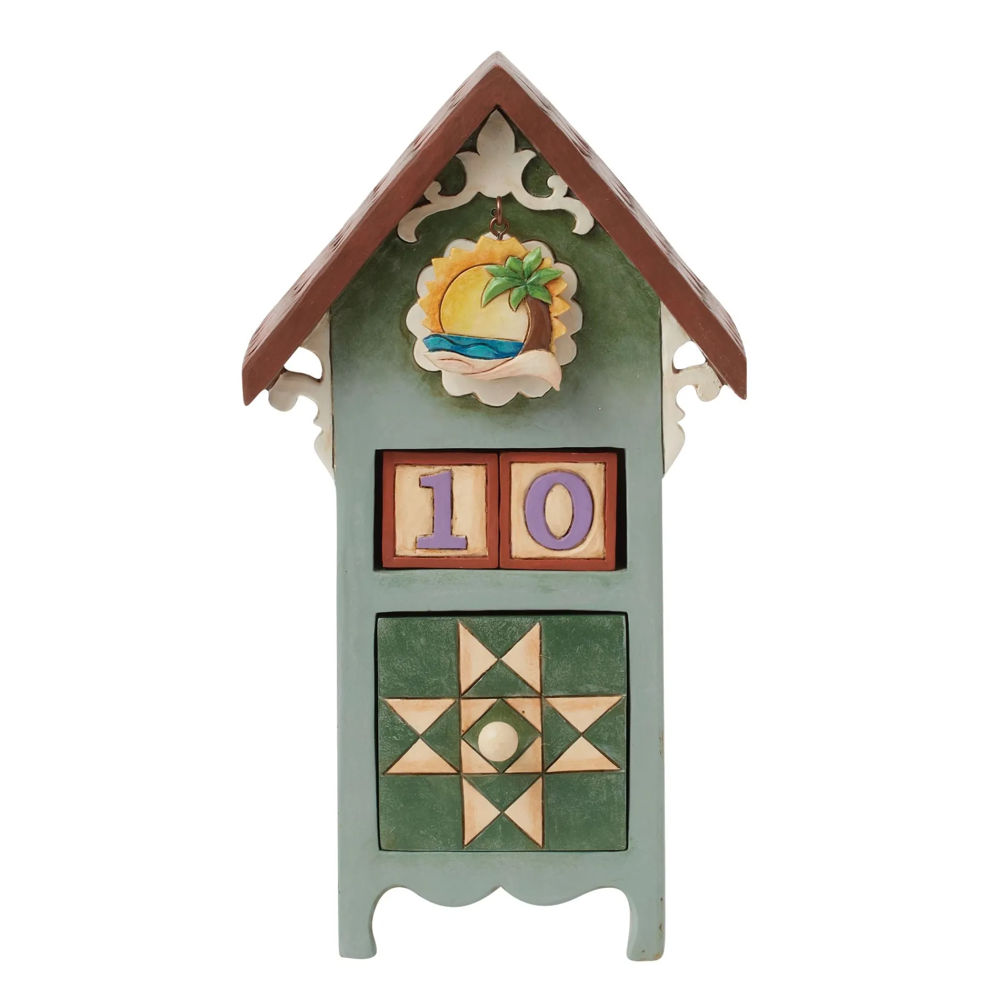 Enesco Gift Figurines | Birdhouse Perpetual Calendar