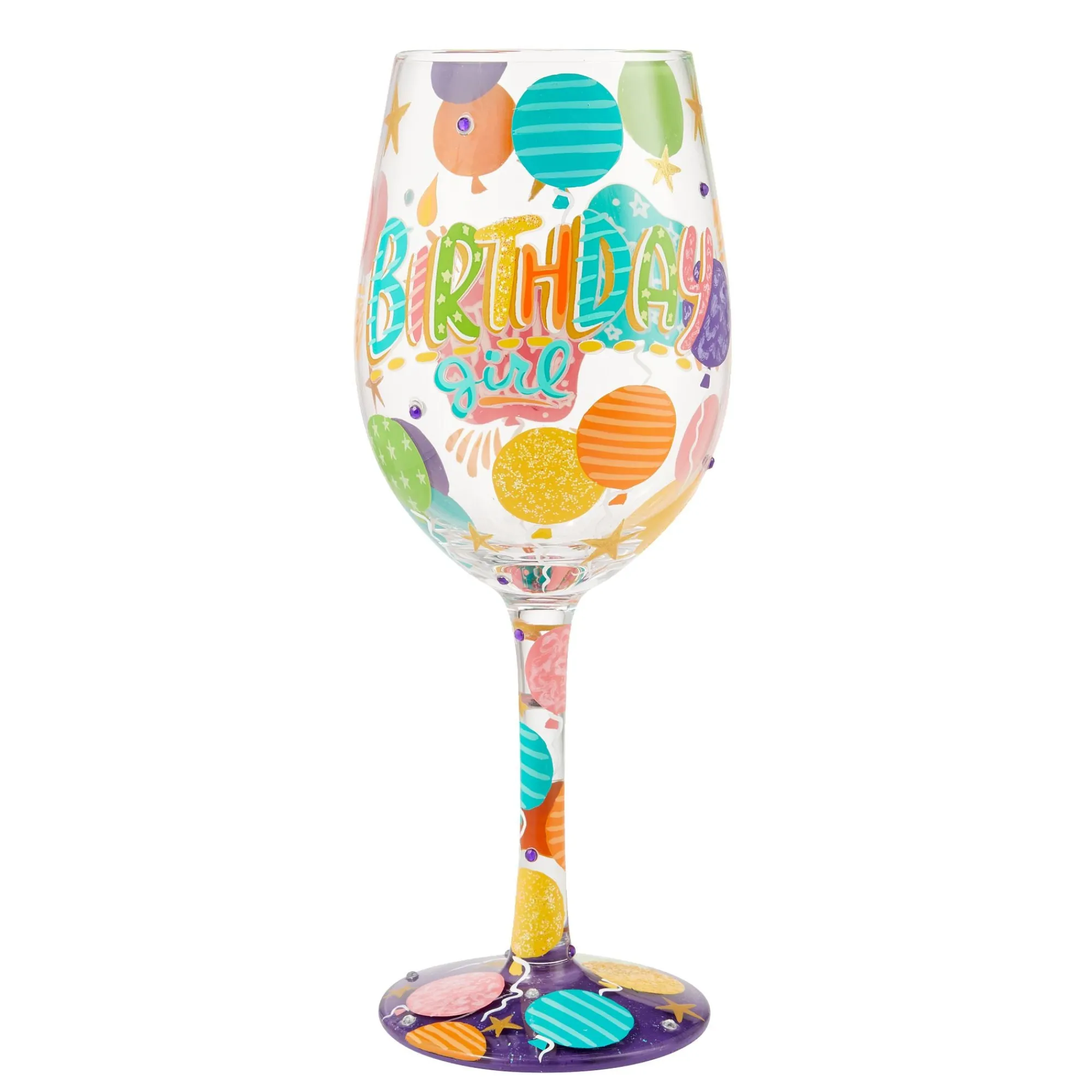 Enesco Gift Drinkware | Birthday Girl Wine Glass