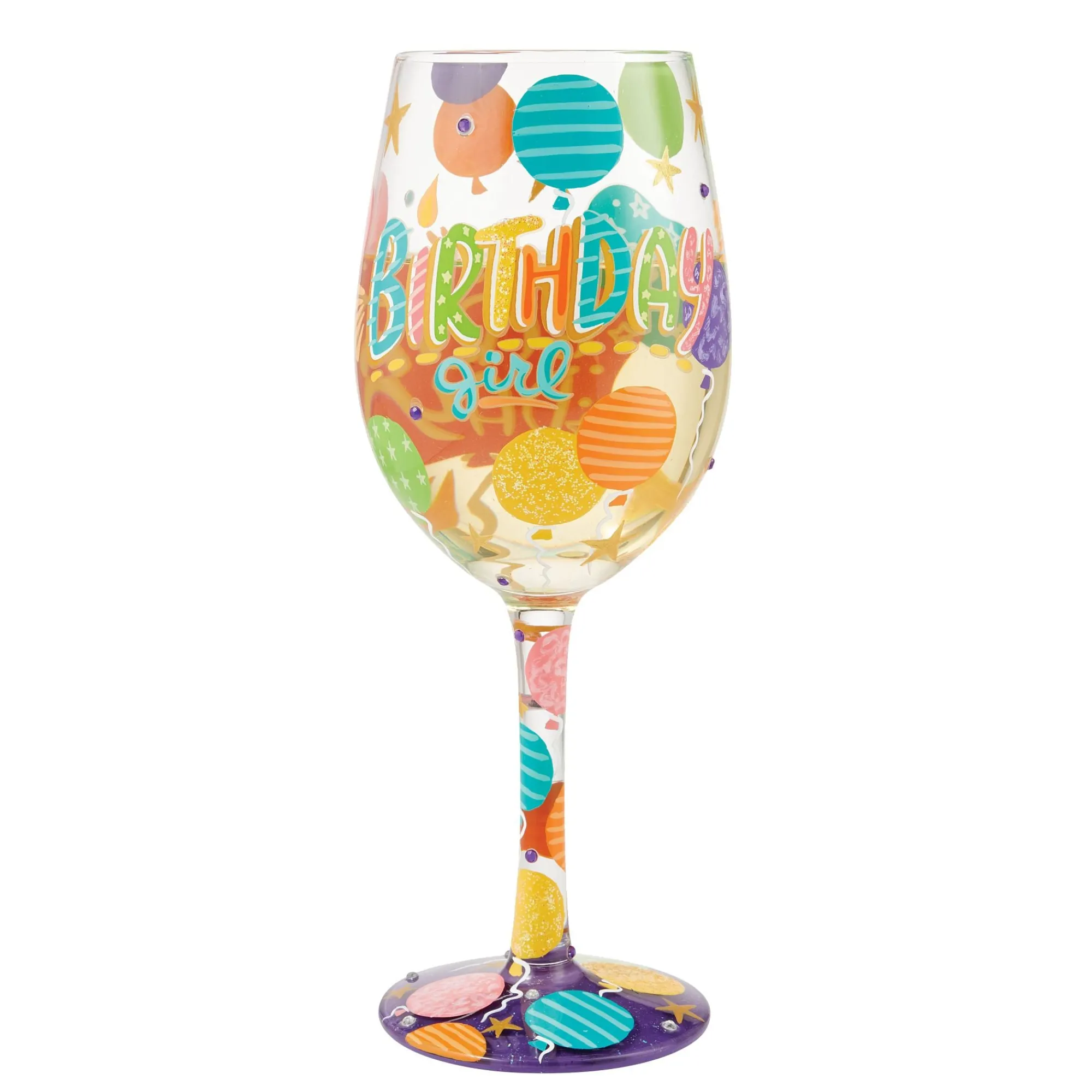 Enesco Gift Drinkware | Birthday Girl Wine Glass