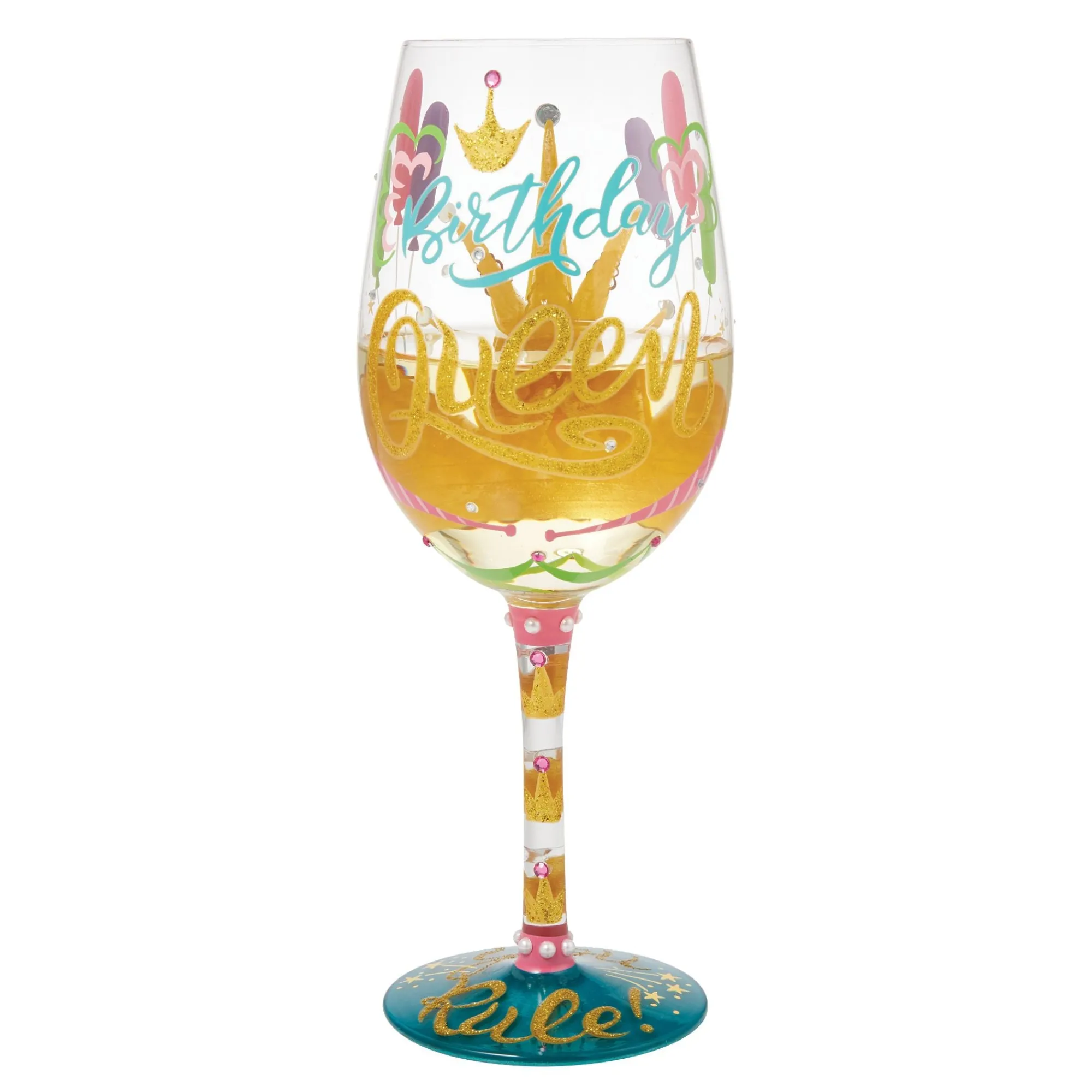 Enesco Gift Drinkware | Birthday Queen Wine Glass