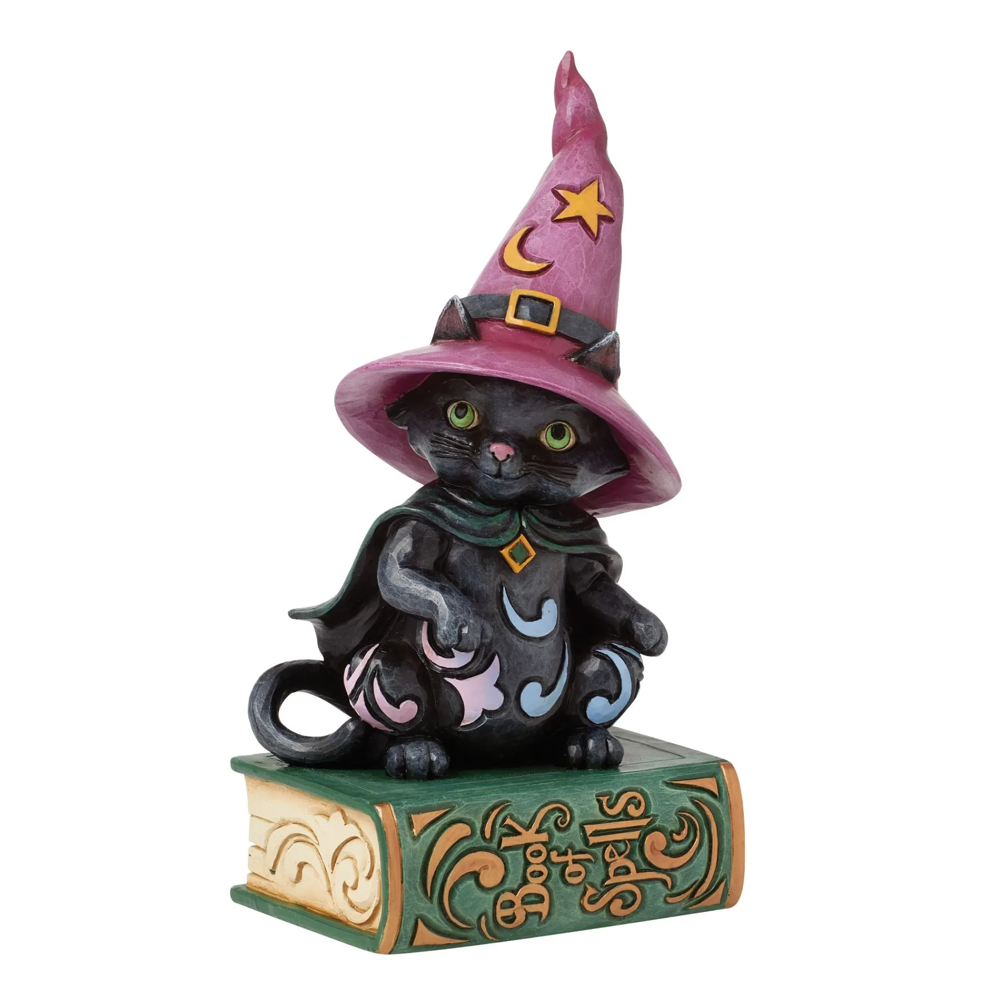 Enesco Gift Figurines | Black Cat Sitting on Book Pint