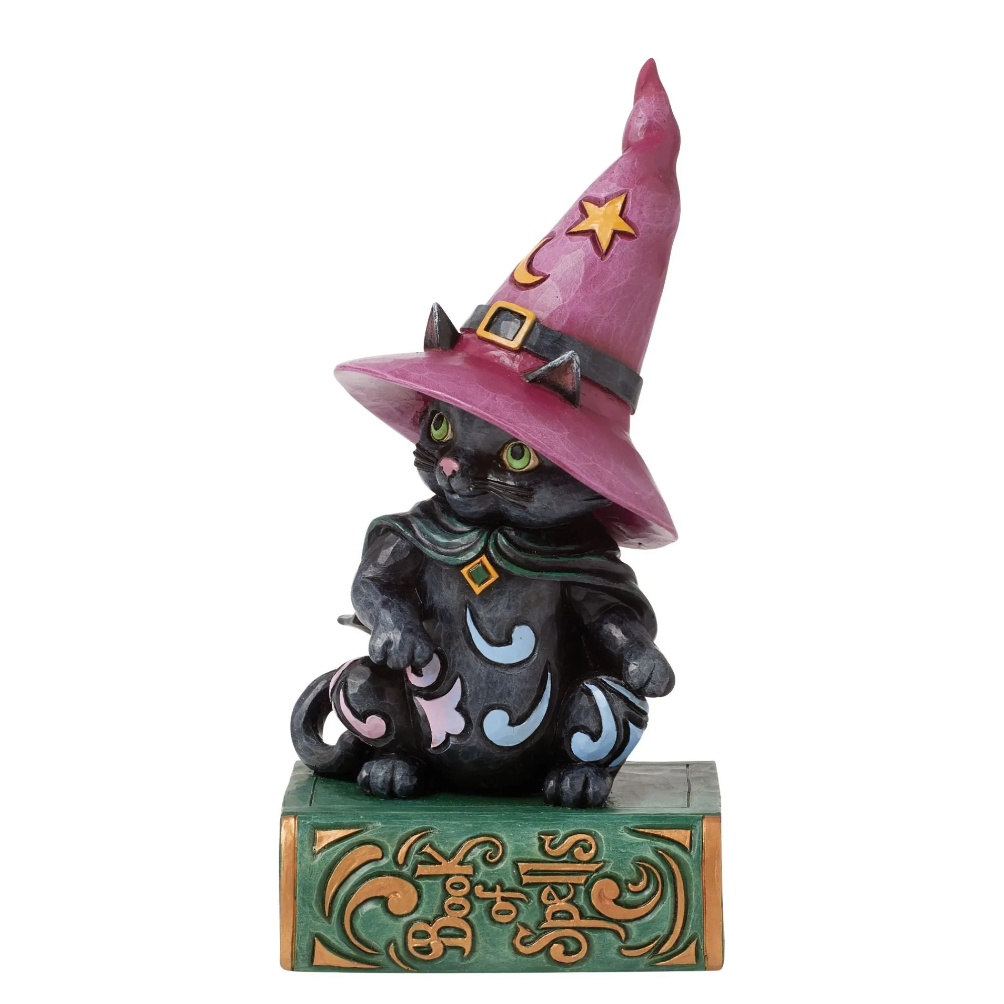 Enesco Gift Figurines | Black Cat Sitting on Book Pint