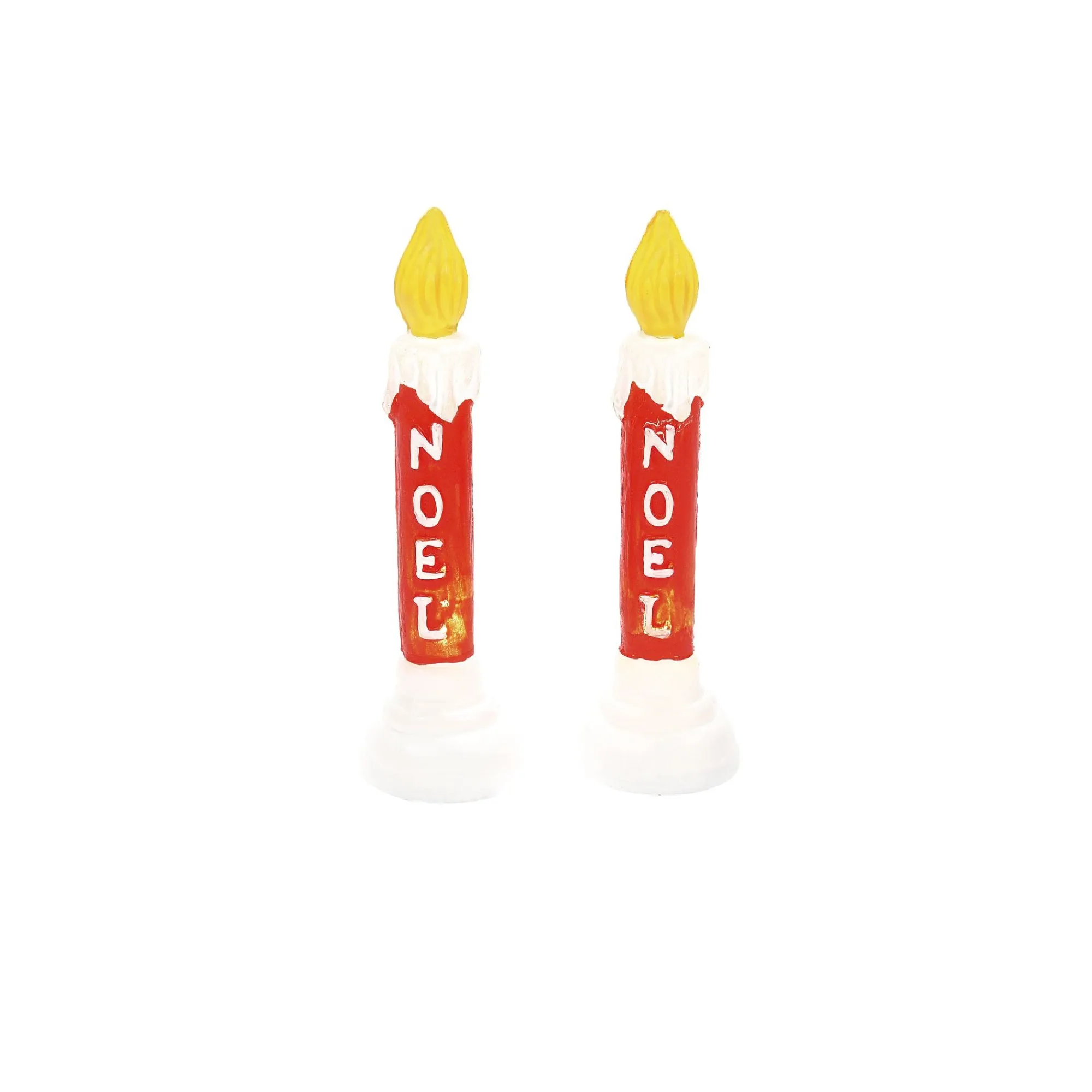 Department 56 Village Parts And Accessories | Blow Mold Candle s/2