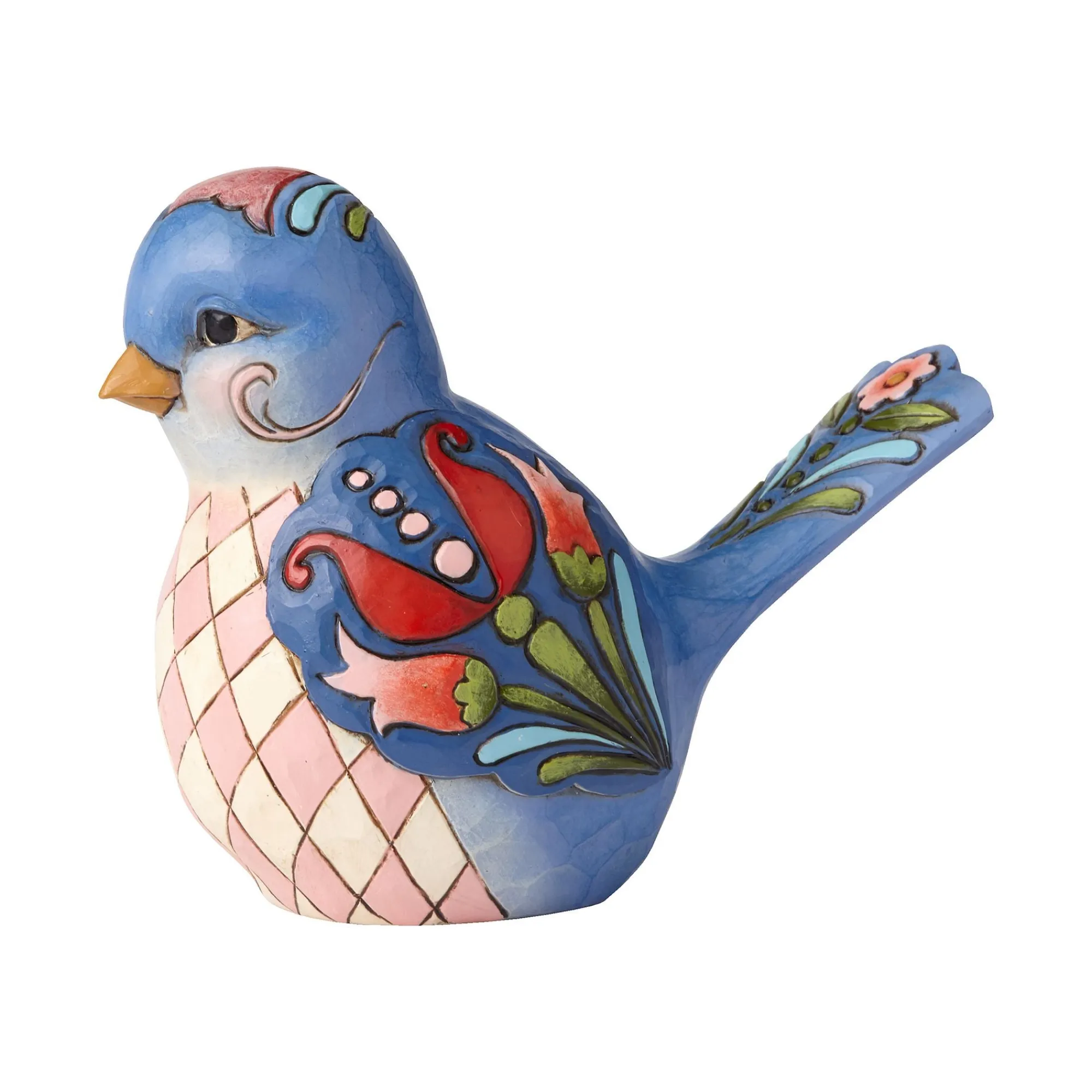 Enesco Gift Figurines | Blue Floral Bird