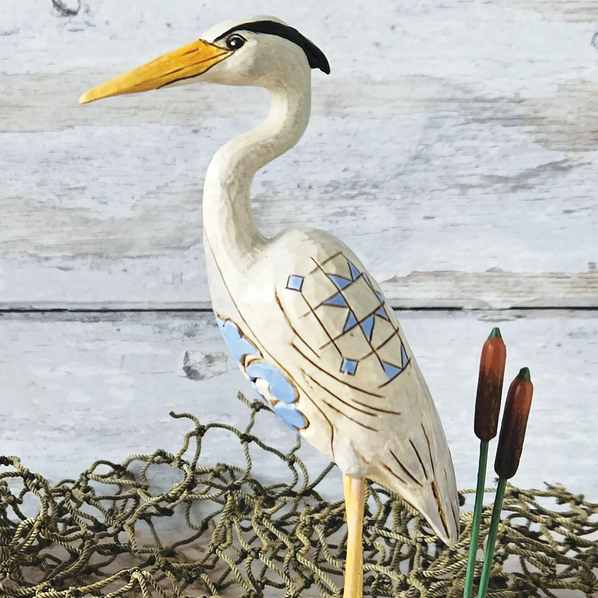 Enesco Gift Figurines | Blue Heron Bird Figurine