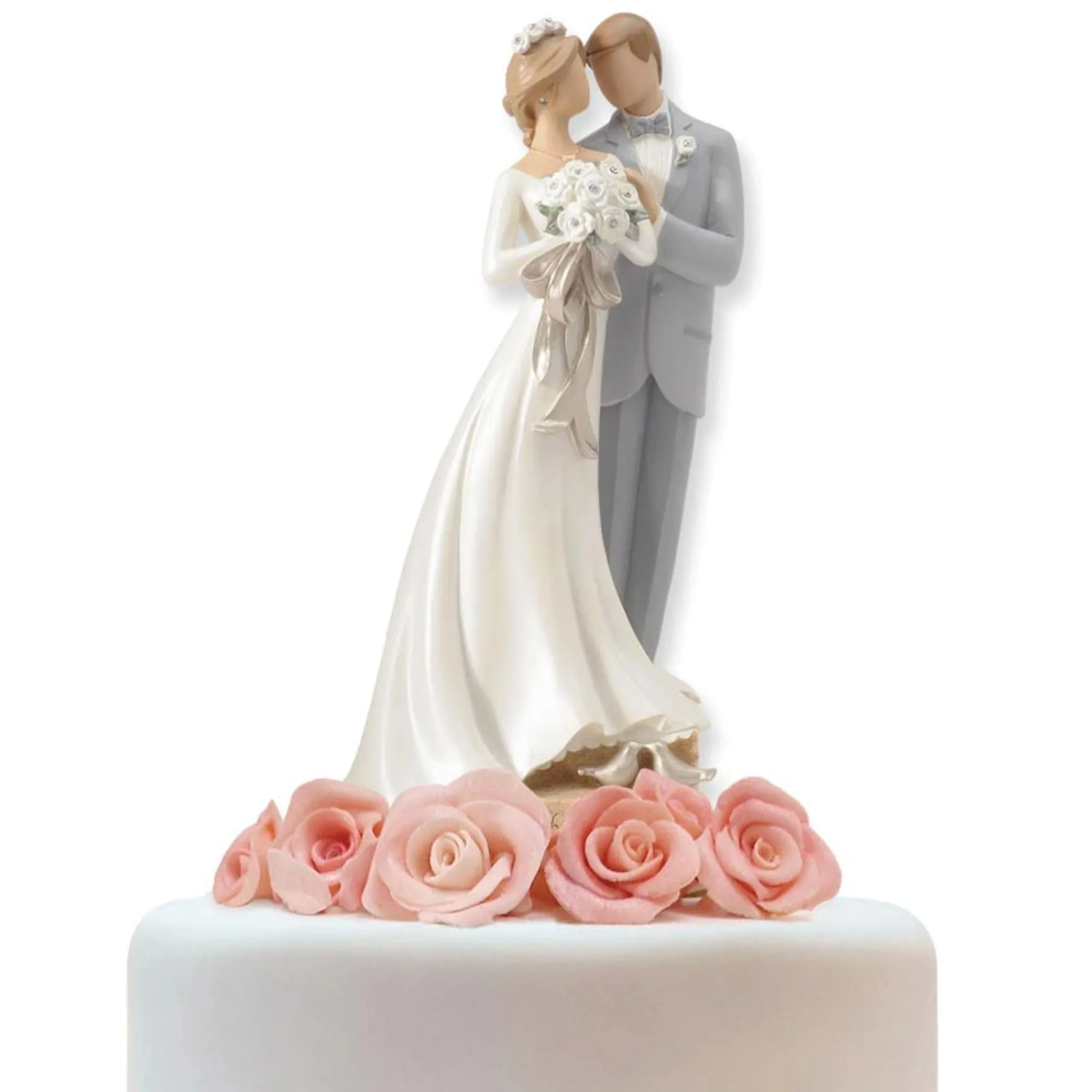 Enesco Gift Religious | Bride and Groom Cake Topper