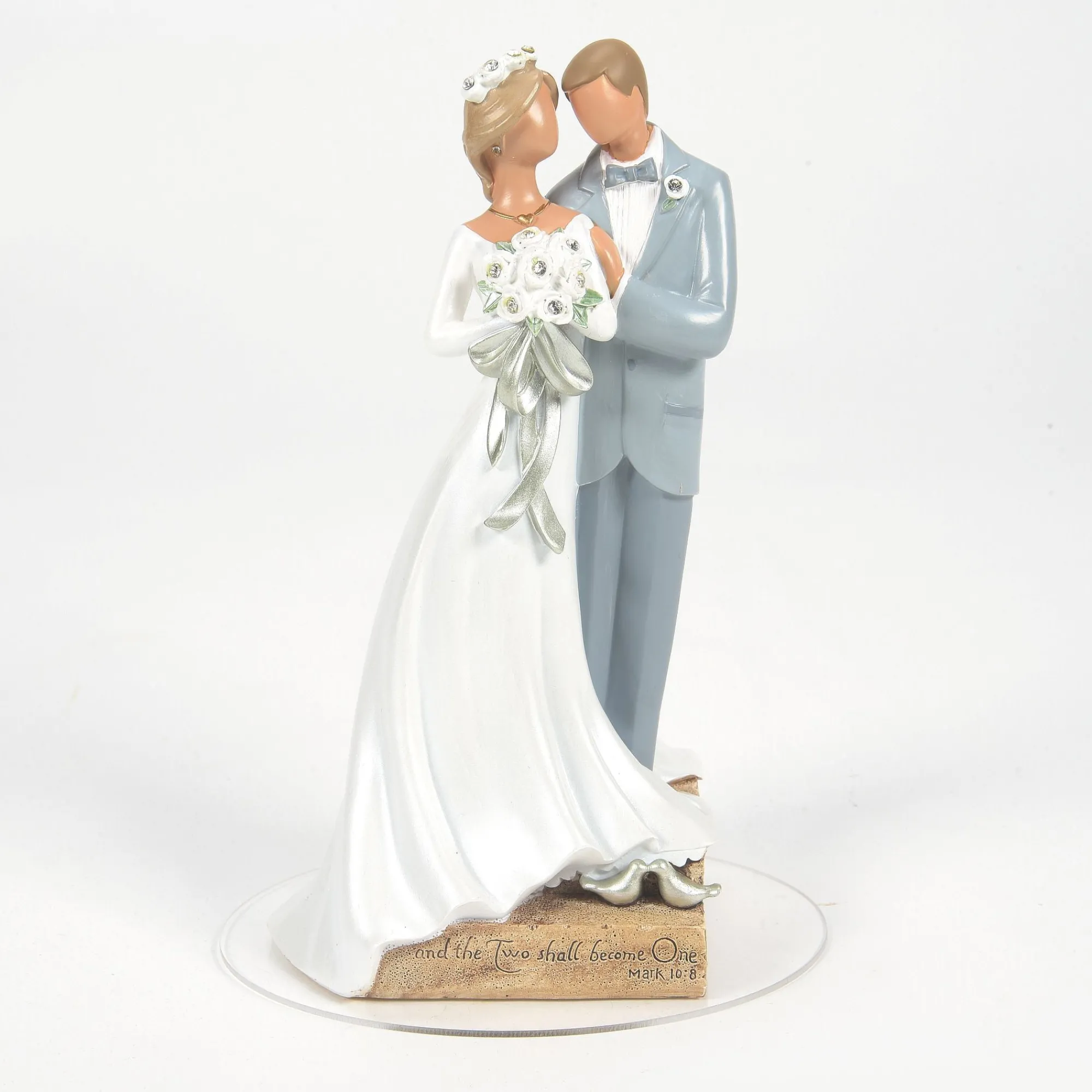 Enesco Gift Religious | Bride and Groom Cake Topper