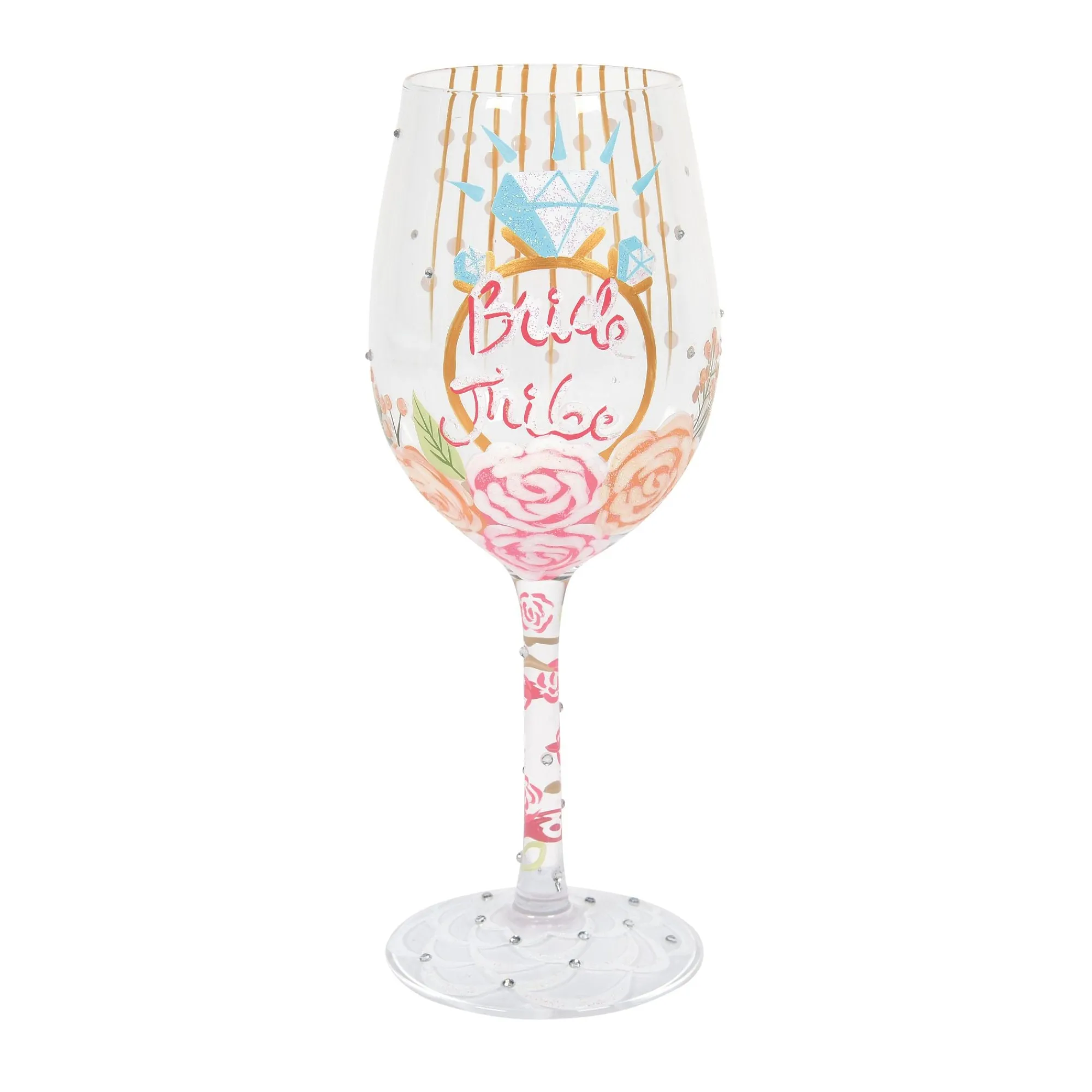 Enesco Gift Drinkware | Bride Tribe Wine Glass