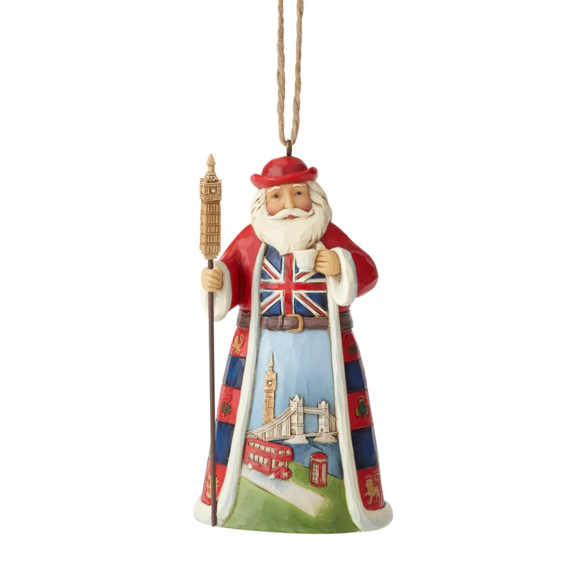 Enesco Gift Ornaments | Santas | British Santa Ornament