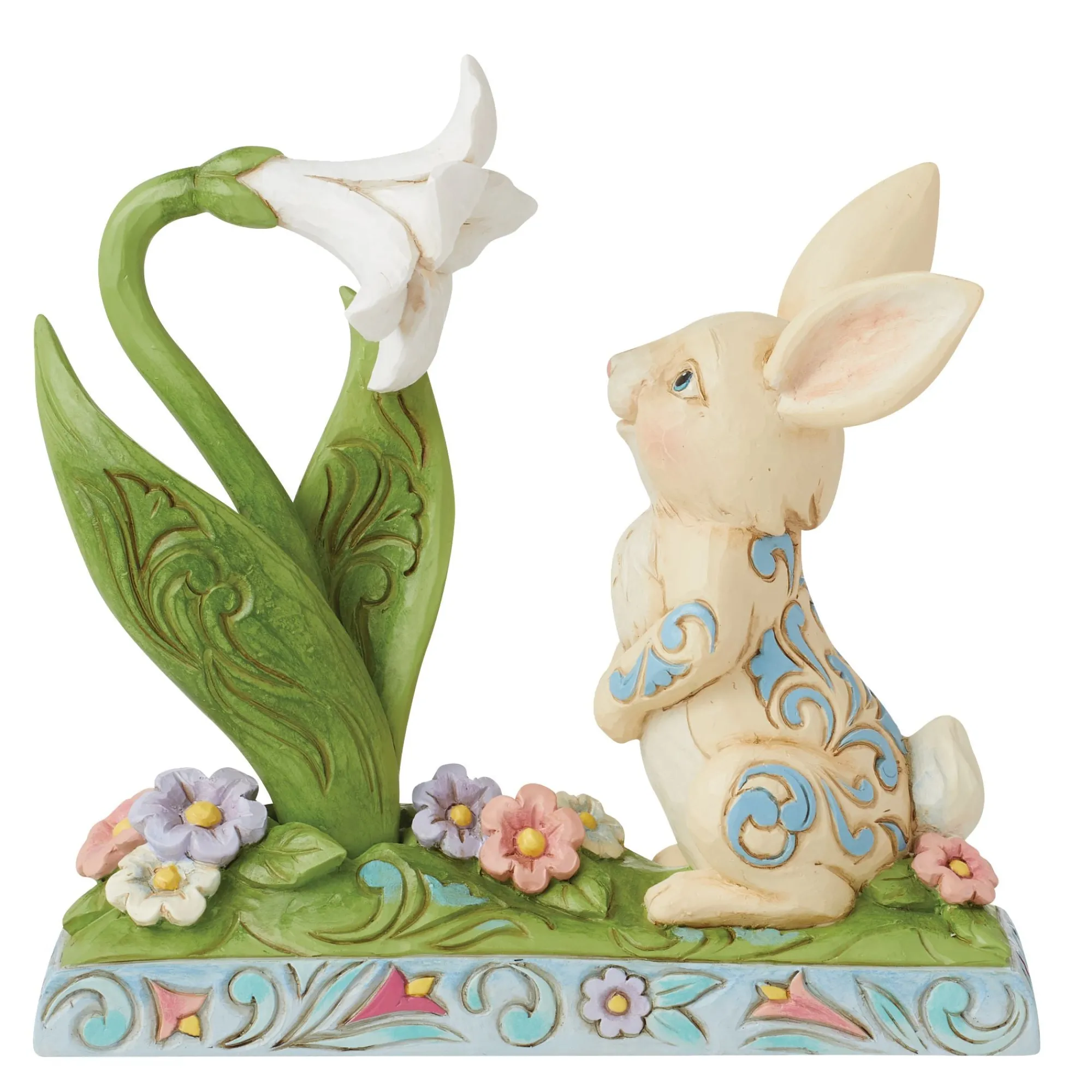 Enesco Gift Figurines | Bunny and Easter Lily Figurine