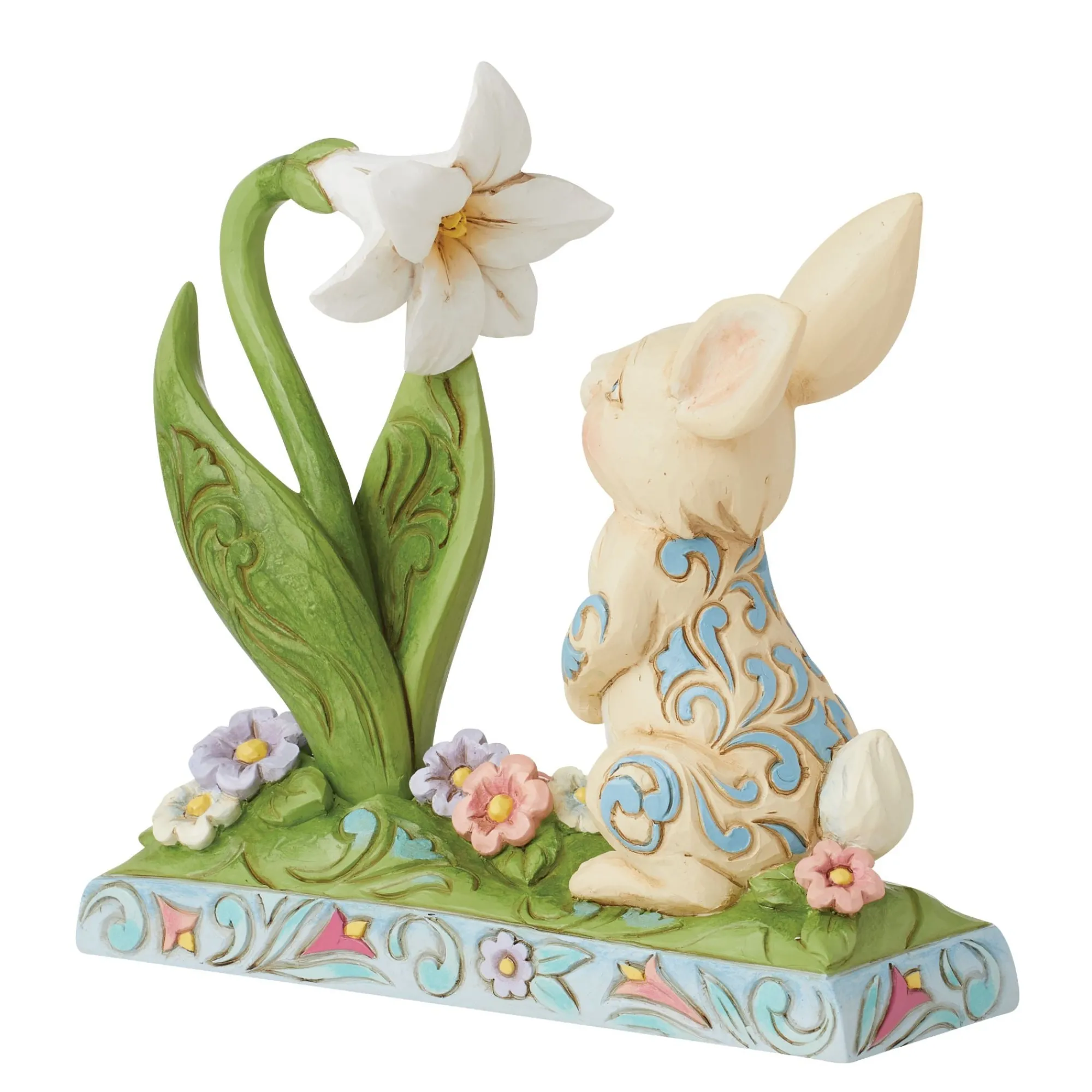 Enesco Gift Figurines | Bunny and Easter Lily Figurine