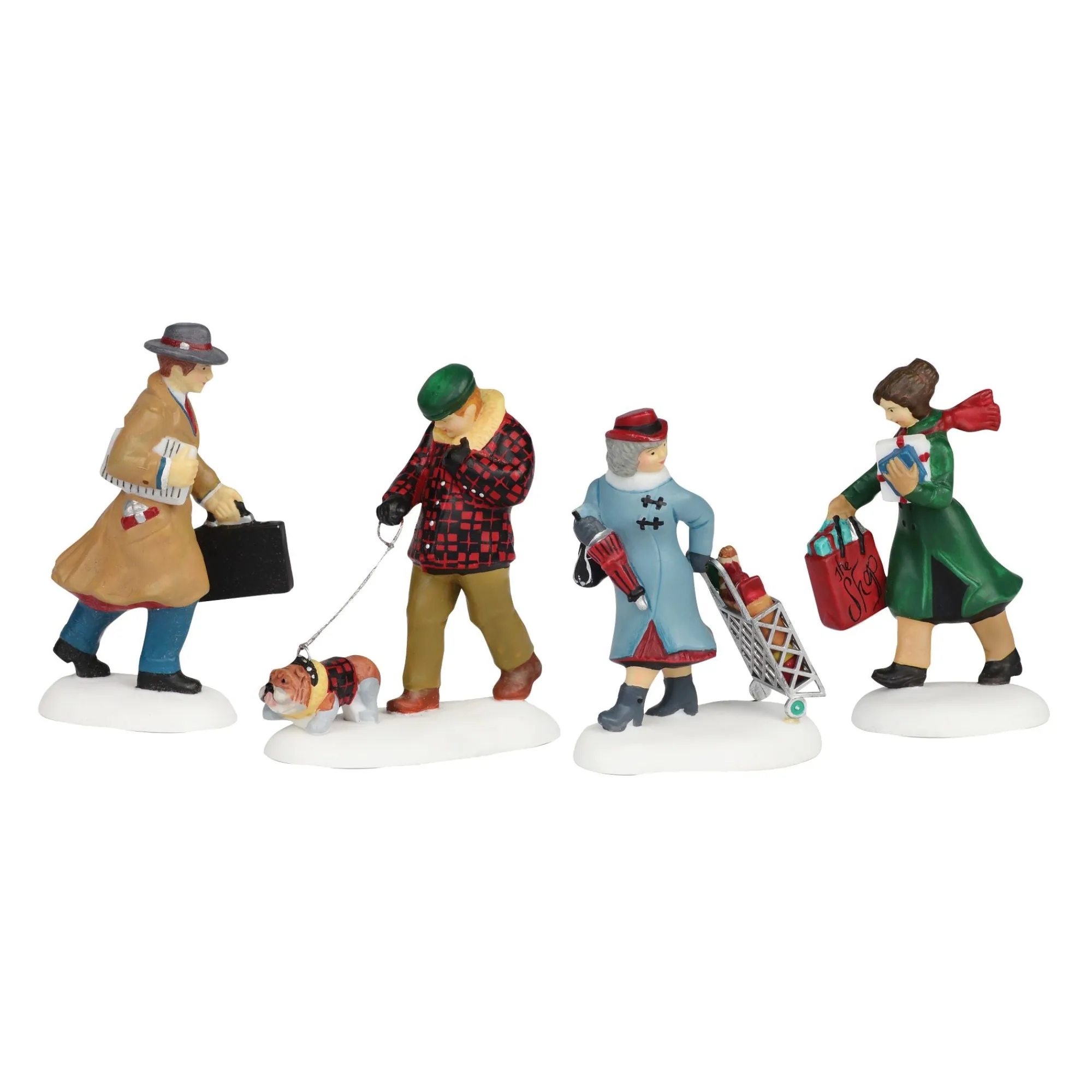 Department 56 Village Parts And Accessories | Busy City Sidewalks