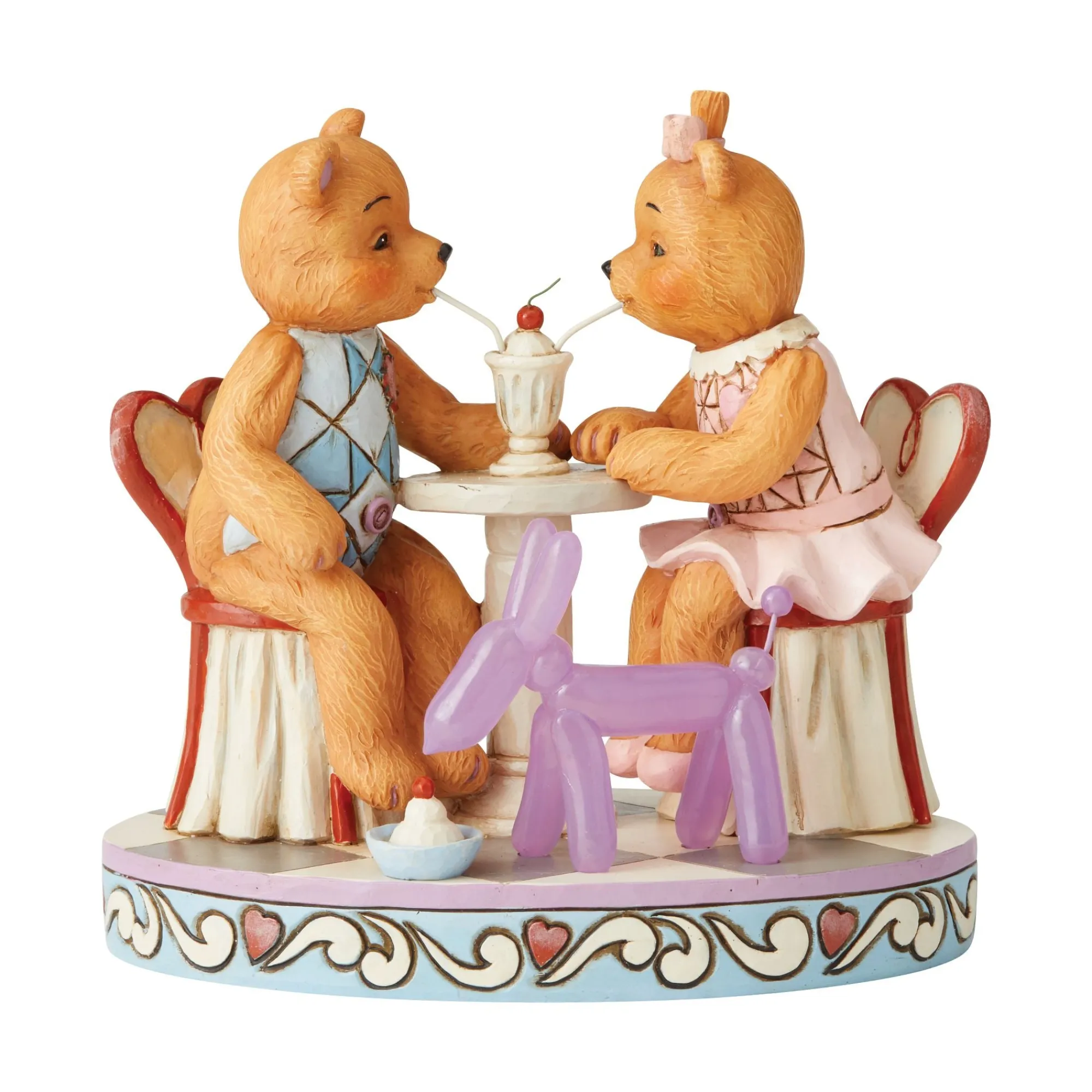 Enesco Gift Figurines | Button & Pinky Sharing Sundae