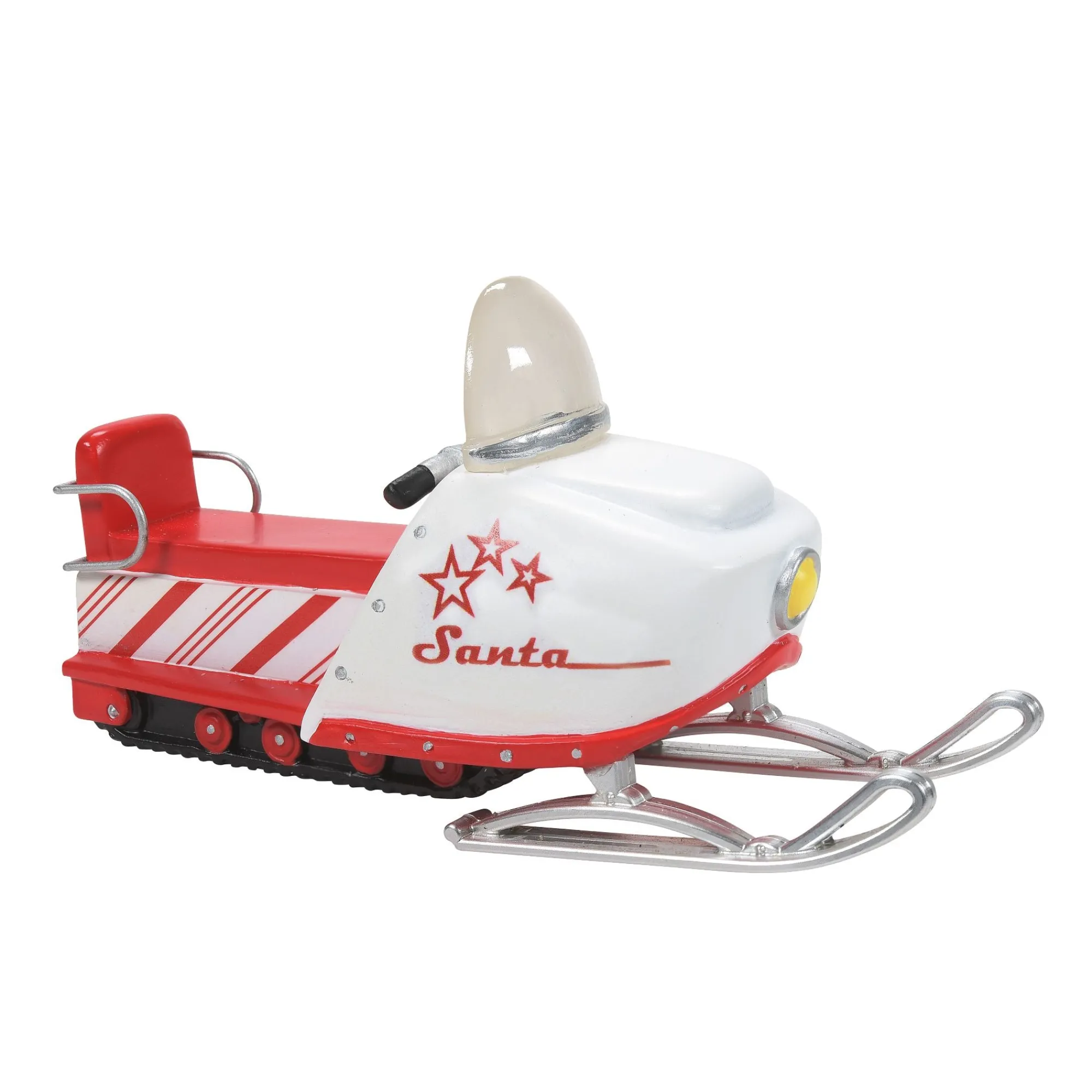 Department 56 Village Parts And Accessories | Candy Cane Snowmobile