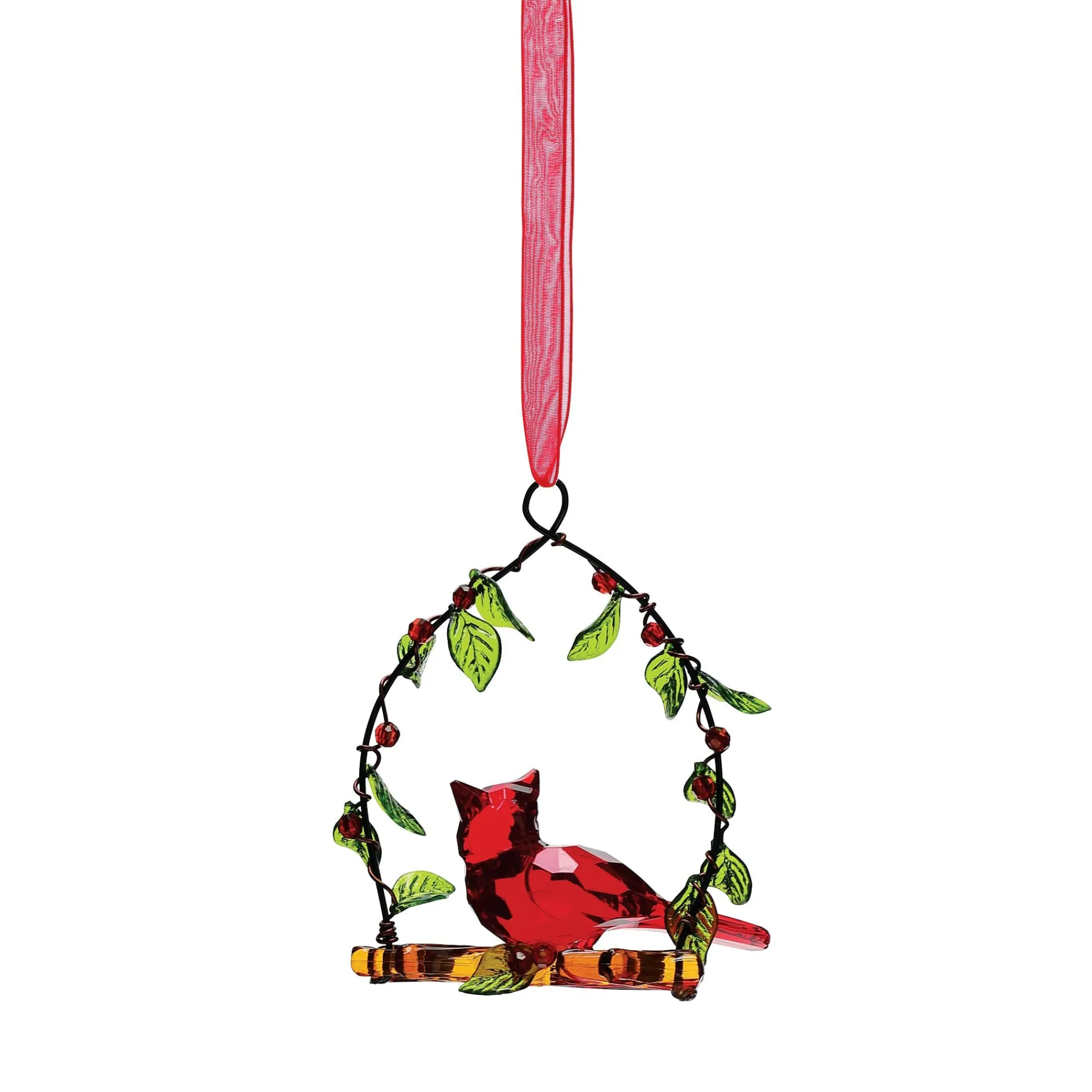 Enesco Gift Ornaments | Cardinal on Swing Orn