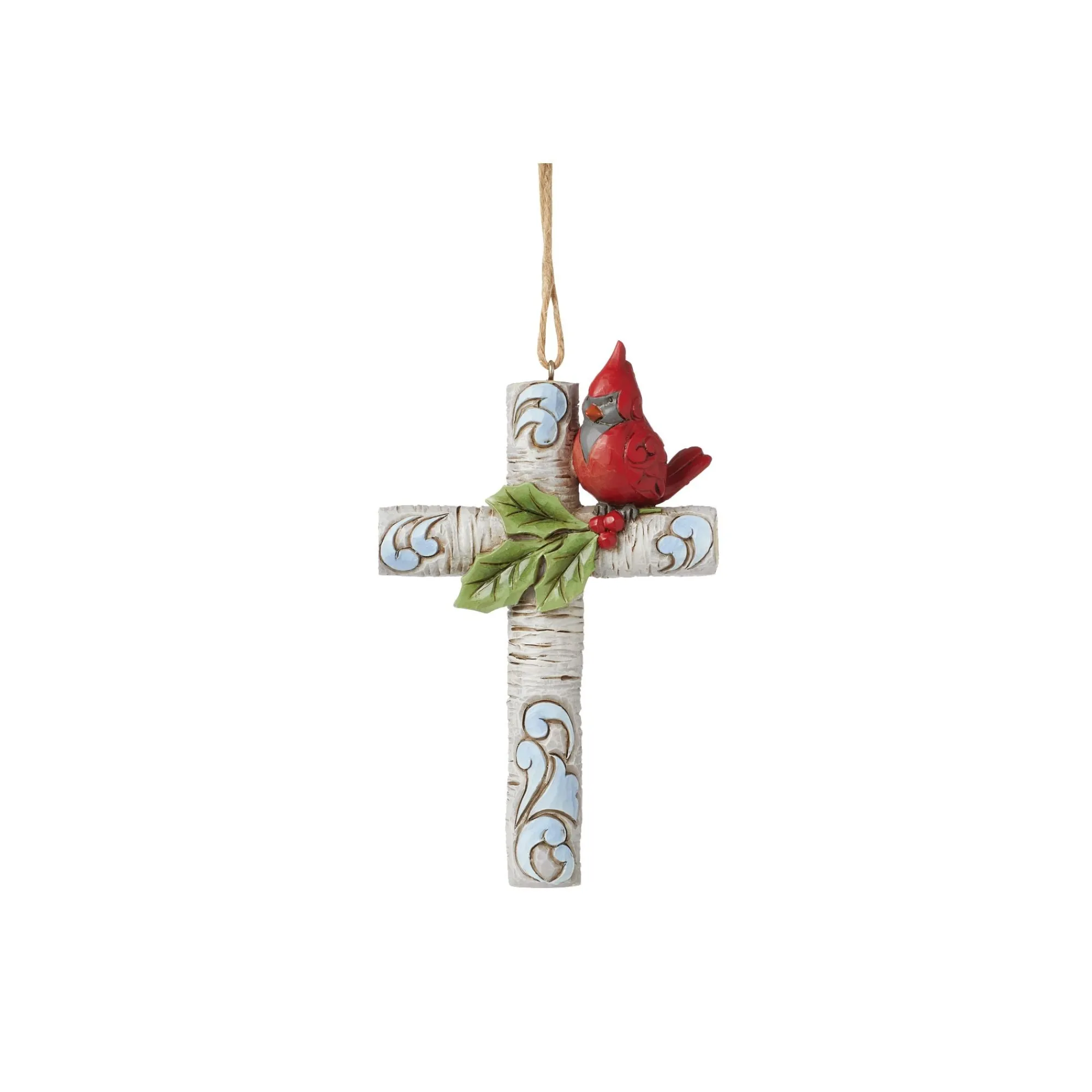 Enesco Gift Ornaments | Religious | Cardinal with Cross Ornament