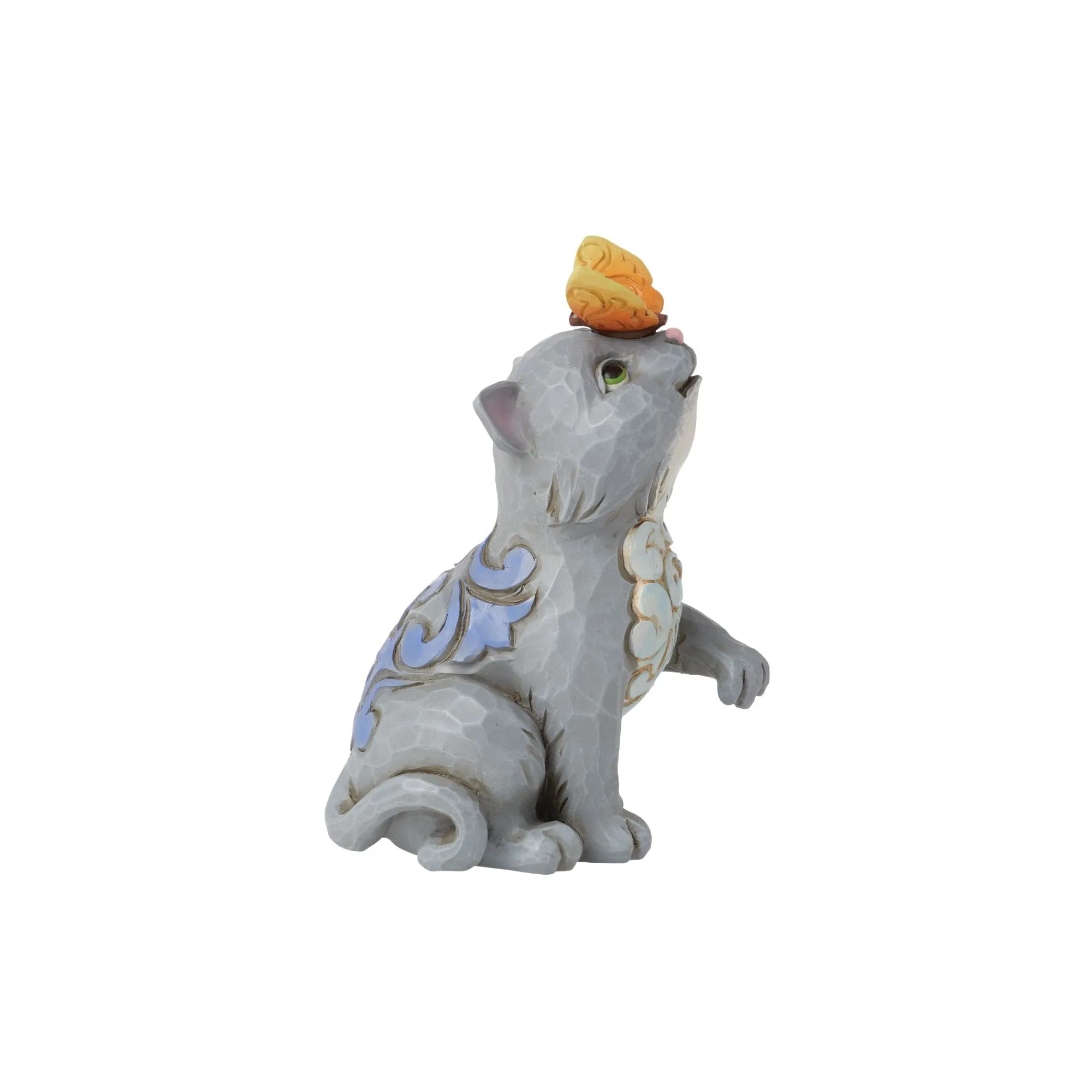 Enesco Gift Figurines | Cat and Butterfly Mini Fig