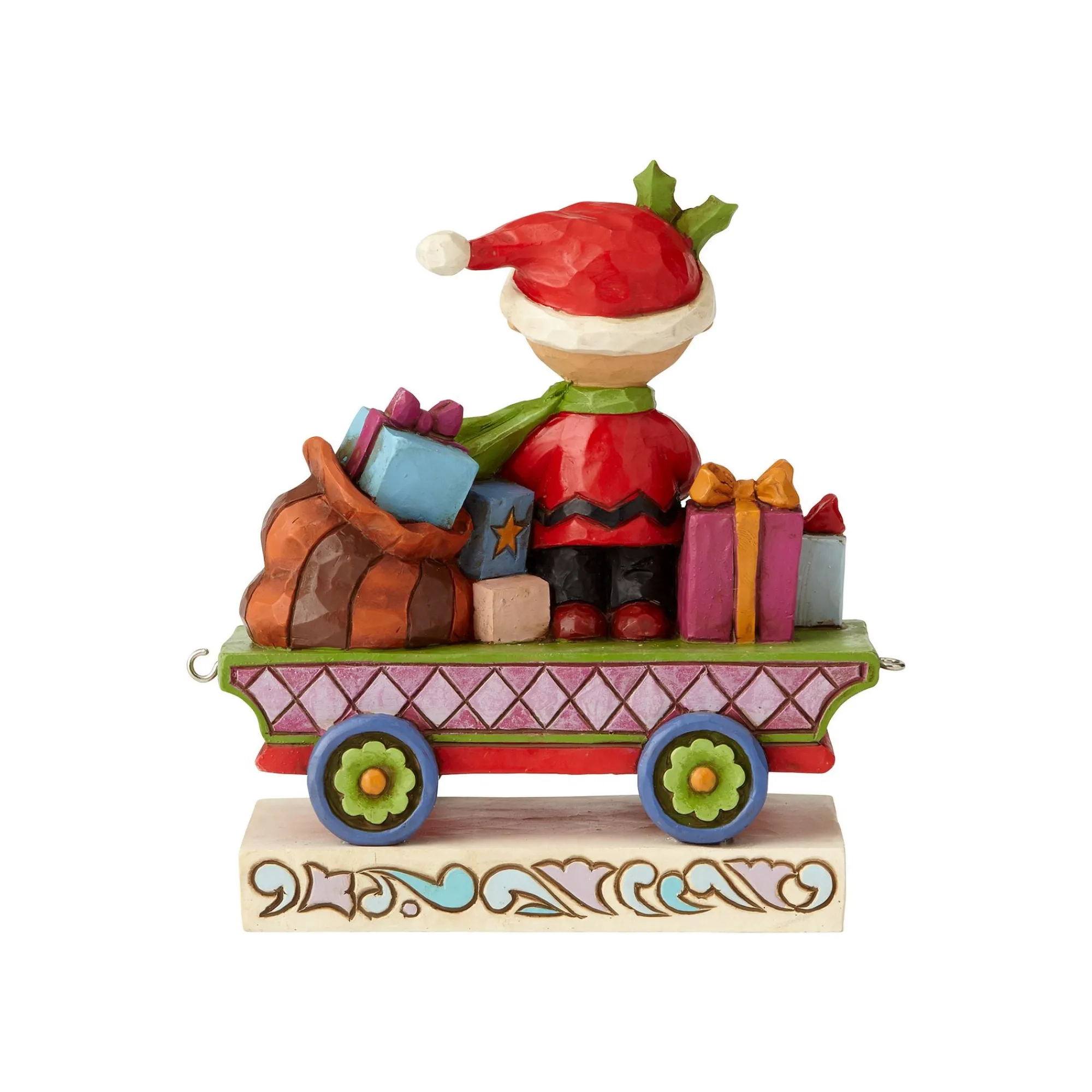 Enesco Gift Figurines | Santas | Charlie Brown Chr Train Car