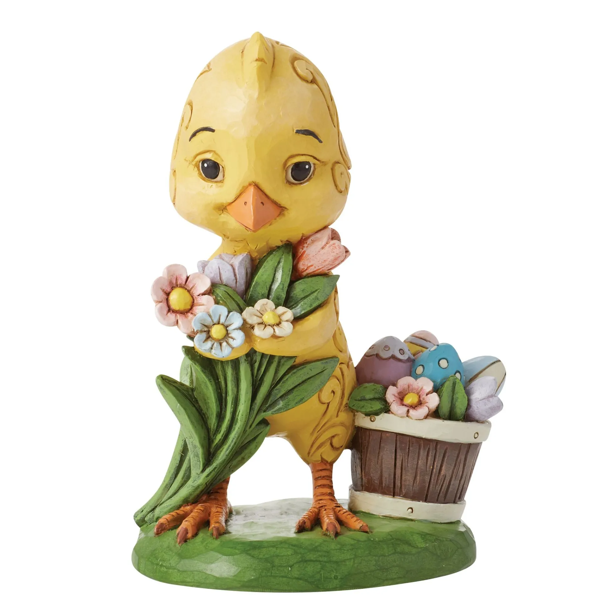 Enesco Gift Figurines | Chick with Flowers Pint