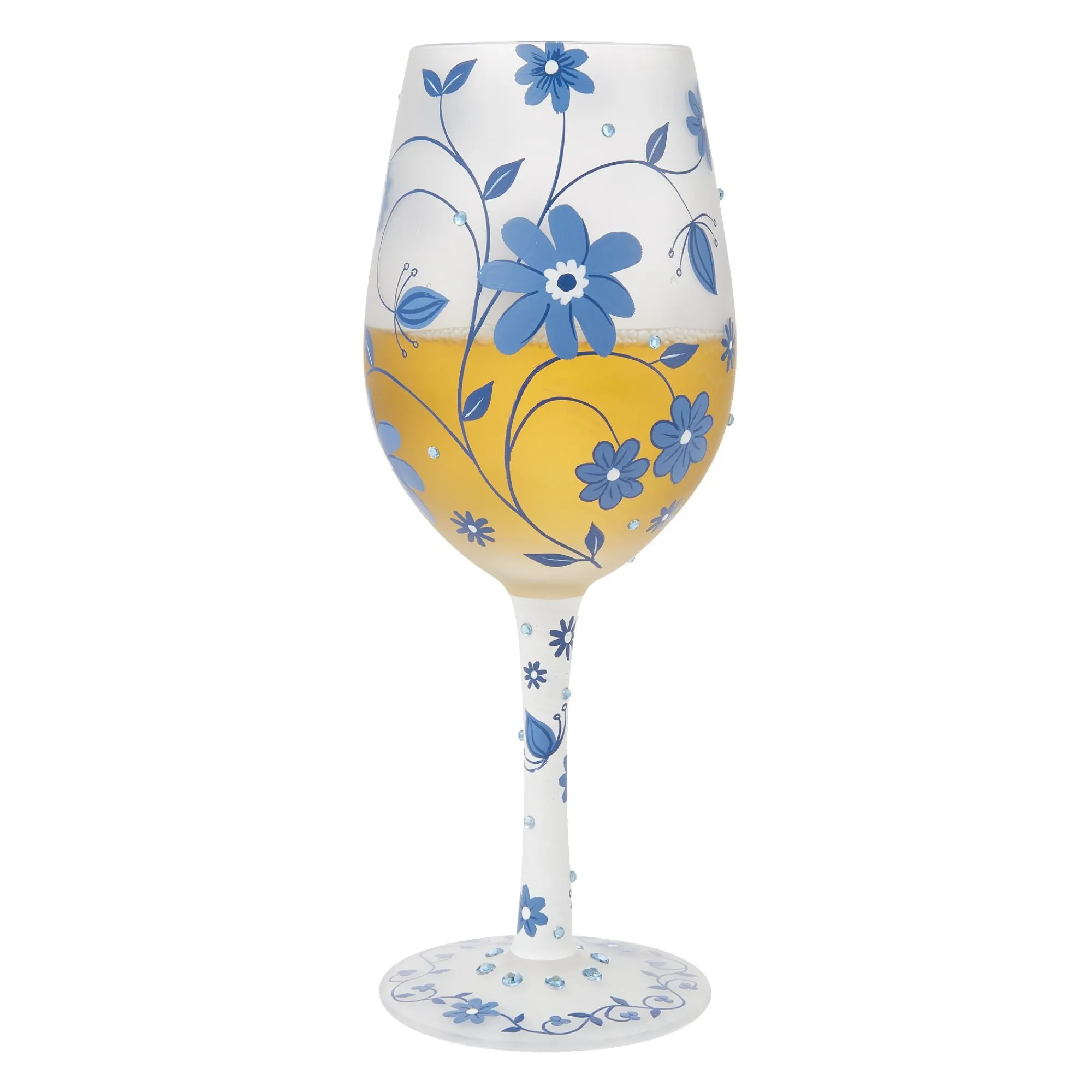 Enesco Gift Drinkware | Chinoiserie Charm Wine Glass