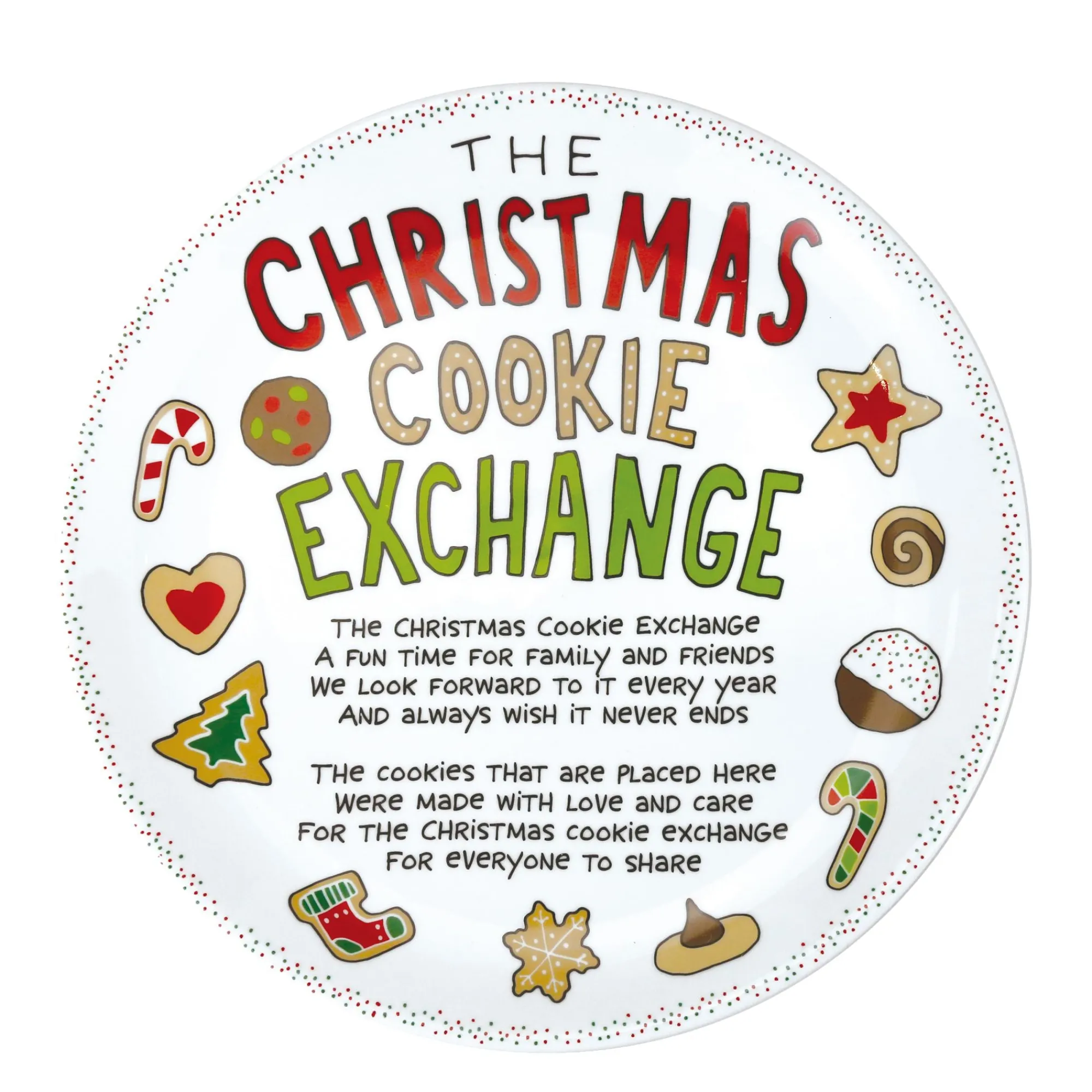 Enesco Gift Nativity | Christmas Cookie Xchange Plate