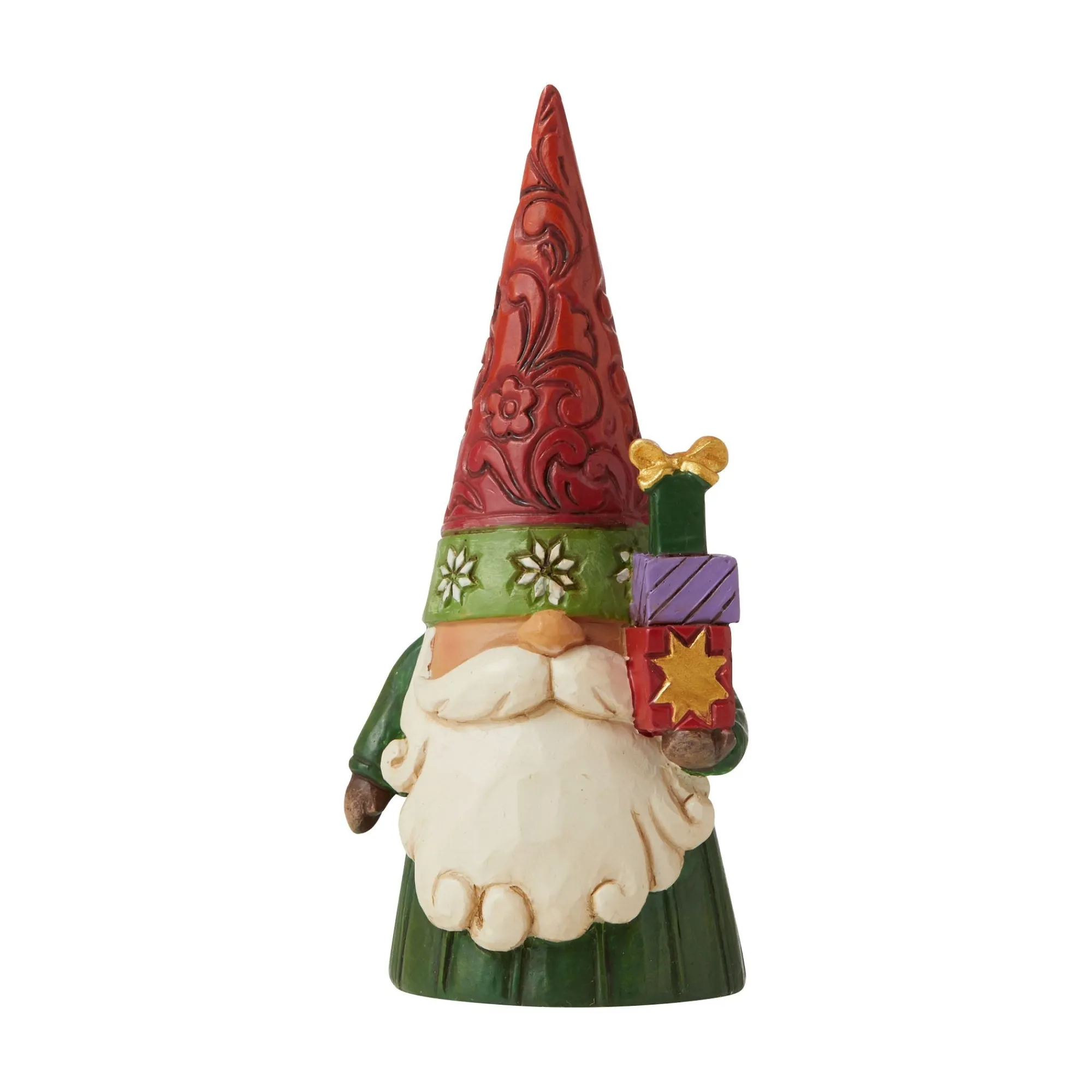 Enesco Gift Figurines | Christmas Gnome Holding Gifts