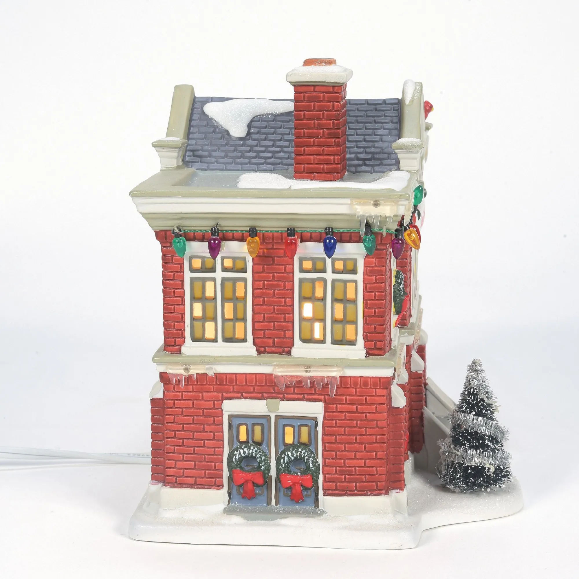 Department 56 Village Lighted Buildings | Cleveland Elementary School