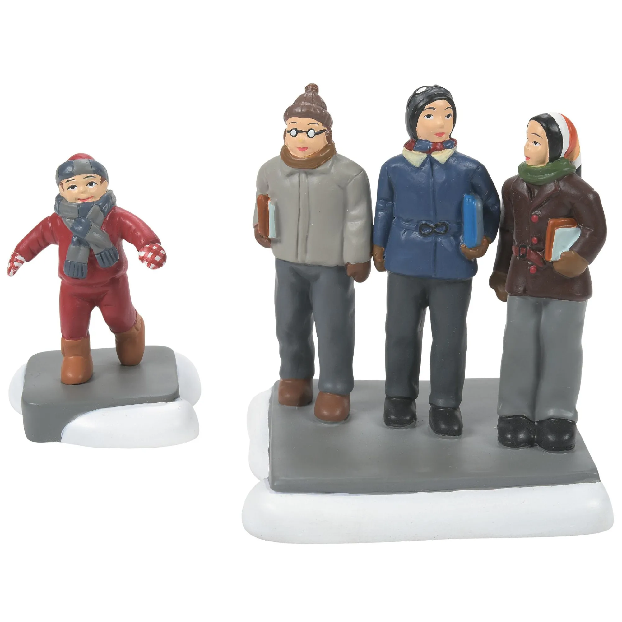 Department 56 Village Parts And Accessories | C'mon Guys, Wait Up!