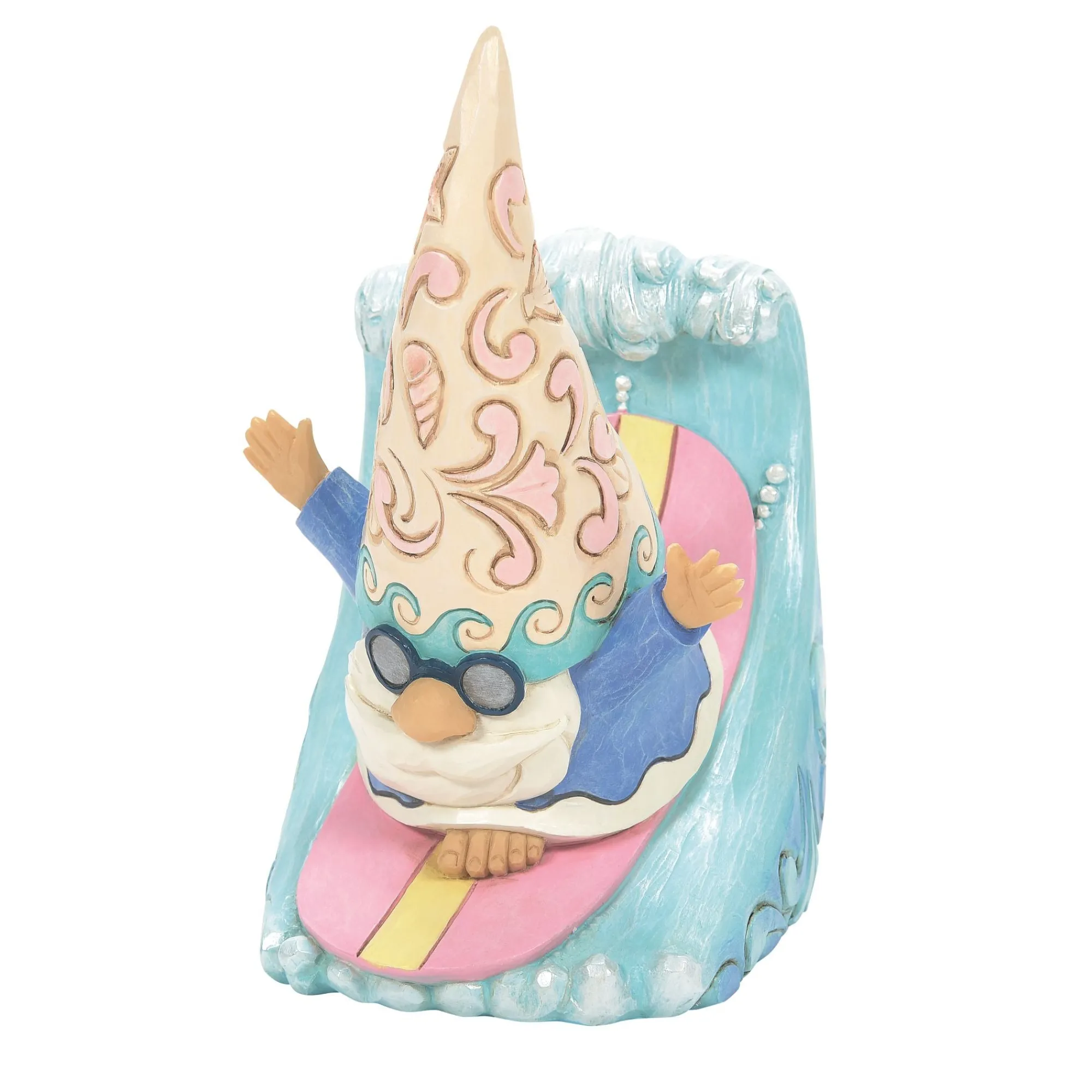 Enesco Gift Figurines | Coastal Gnome Surfing Figurine