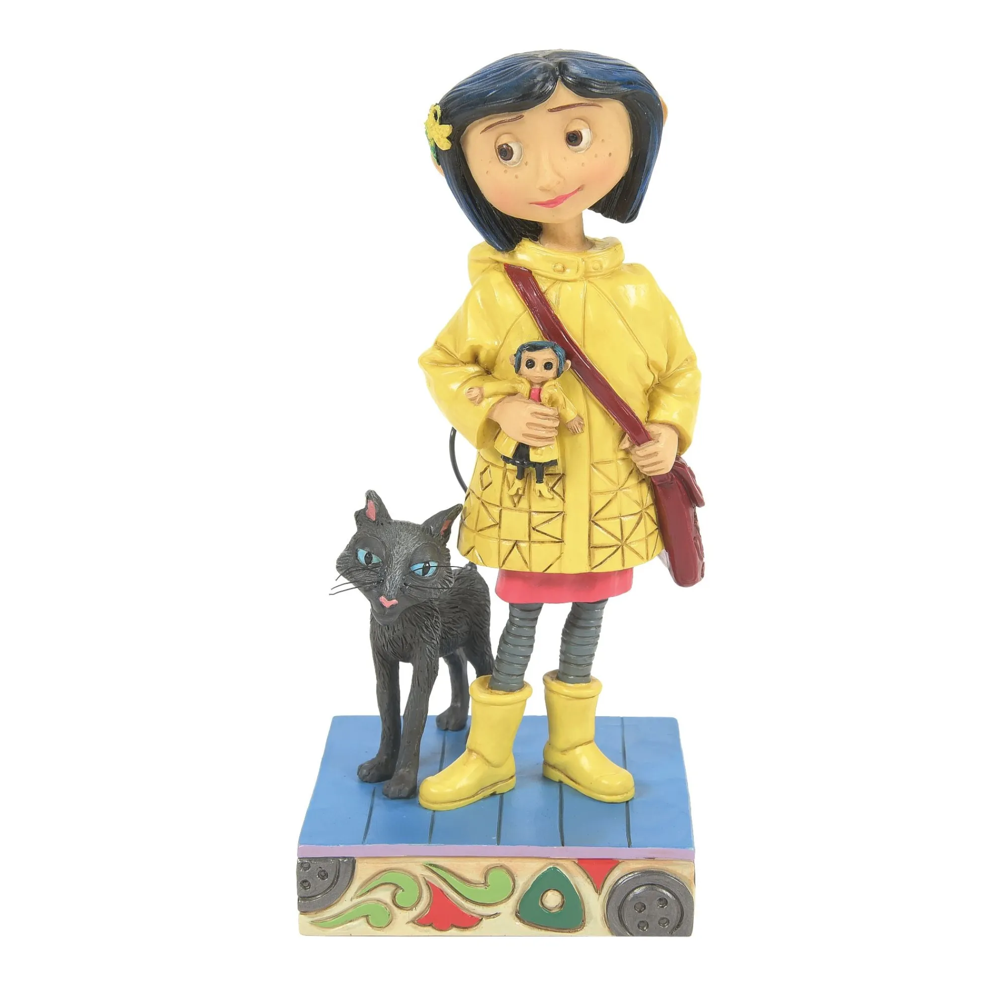 Enesco Gift Figurines | Coraline in Yellow Raincoat