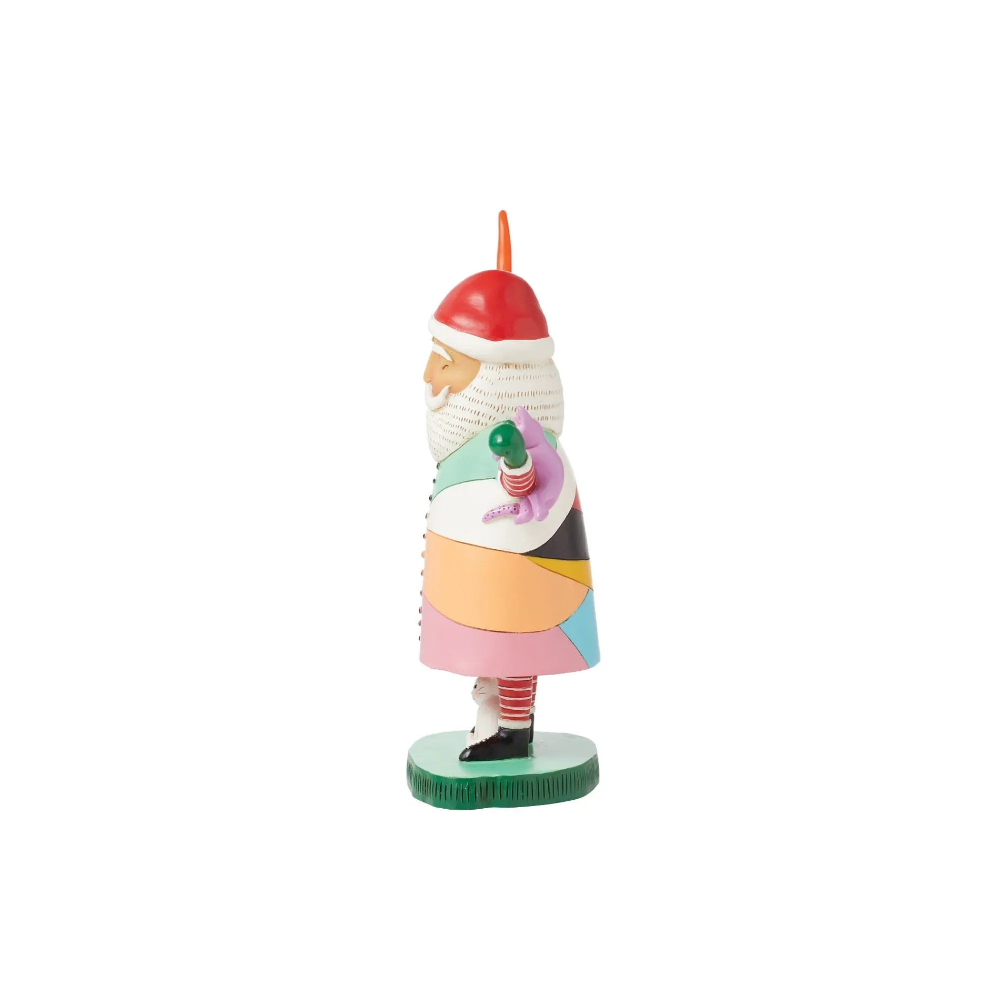 Enesco Gift Santas | Figurines | Crazy Cat Santa Figurine