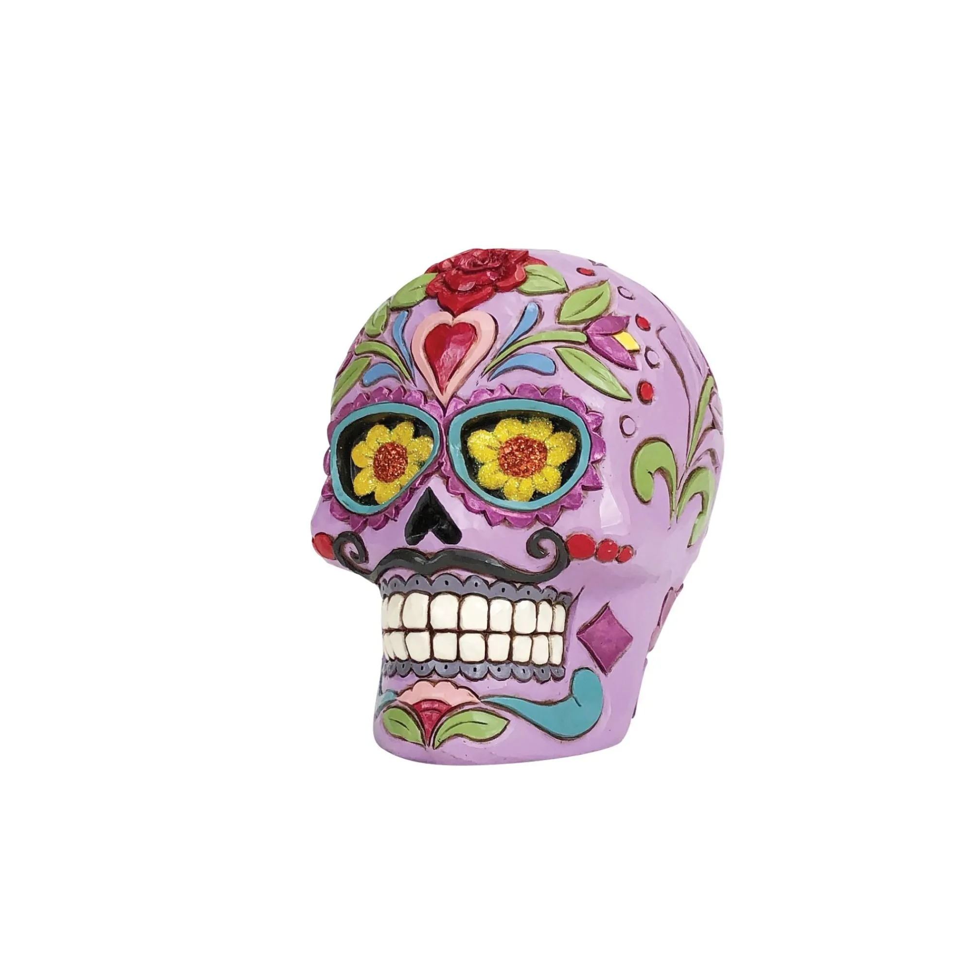 Enesco Gift Figurines | Day of the Dead Purple Skull