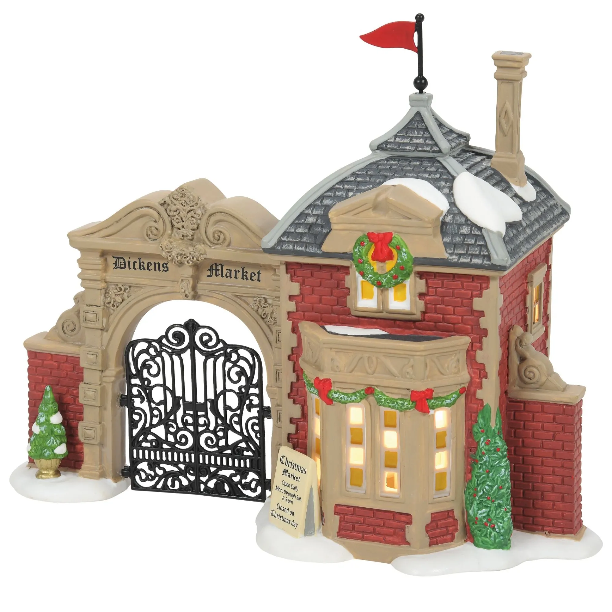 Department 56 Village Lighted Buildings | Dickens' Market Gate