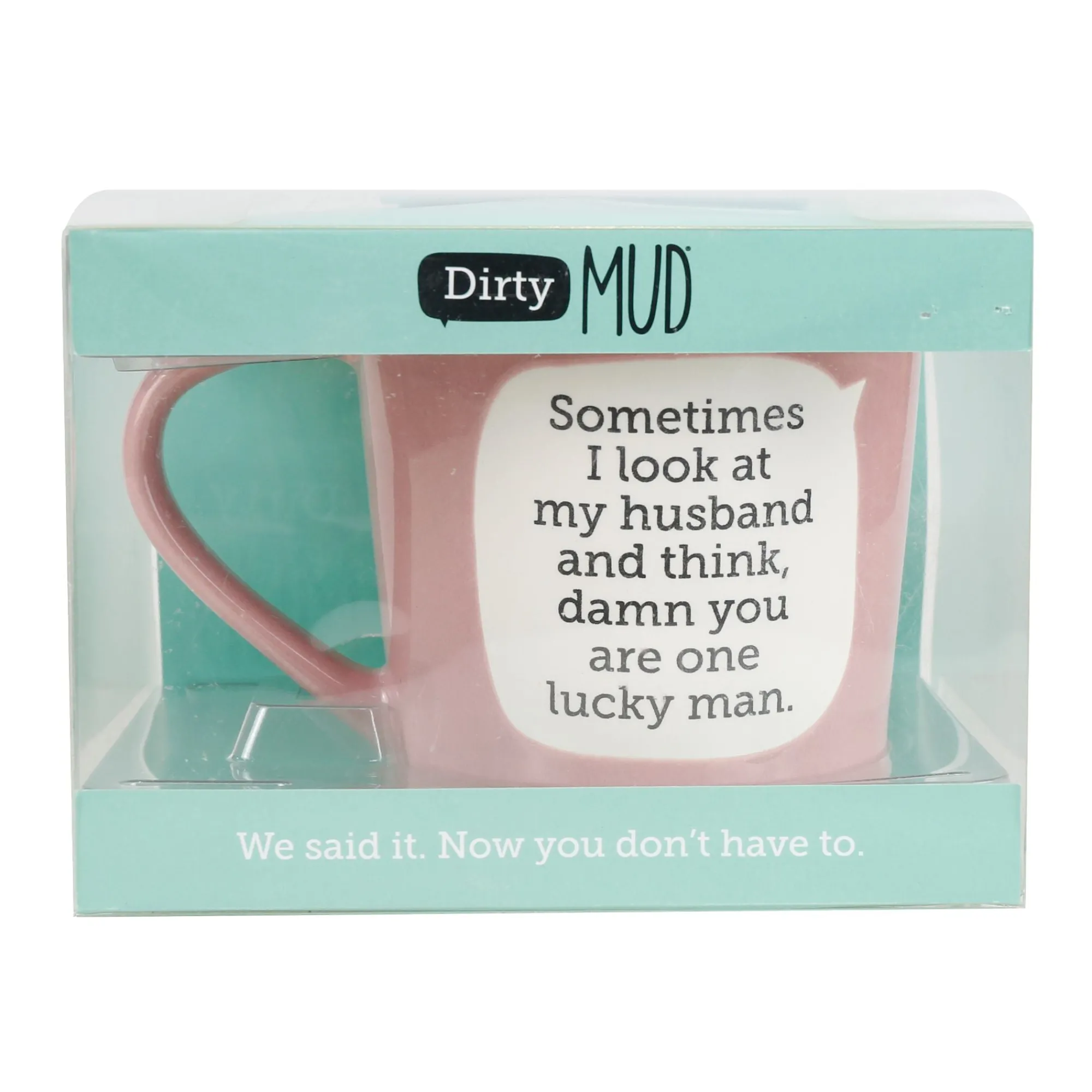 Enesco Gift Mugs | Drinkware | Dirty Mud Lucky Husband Mug