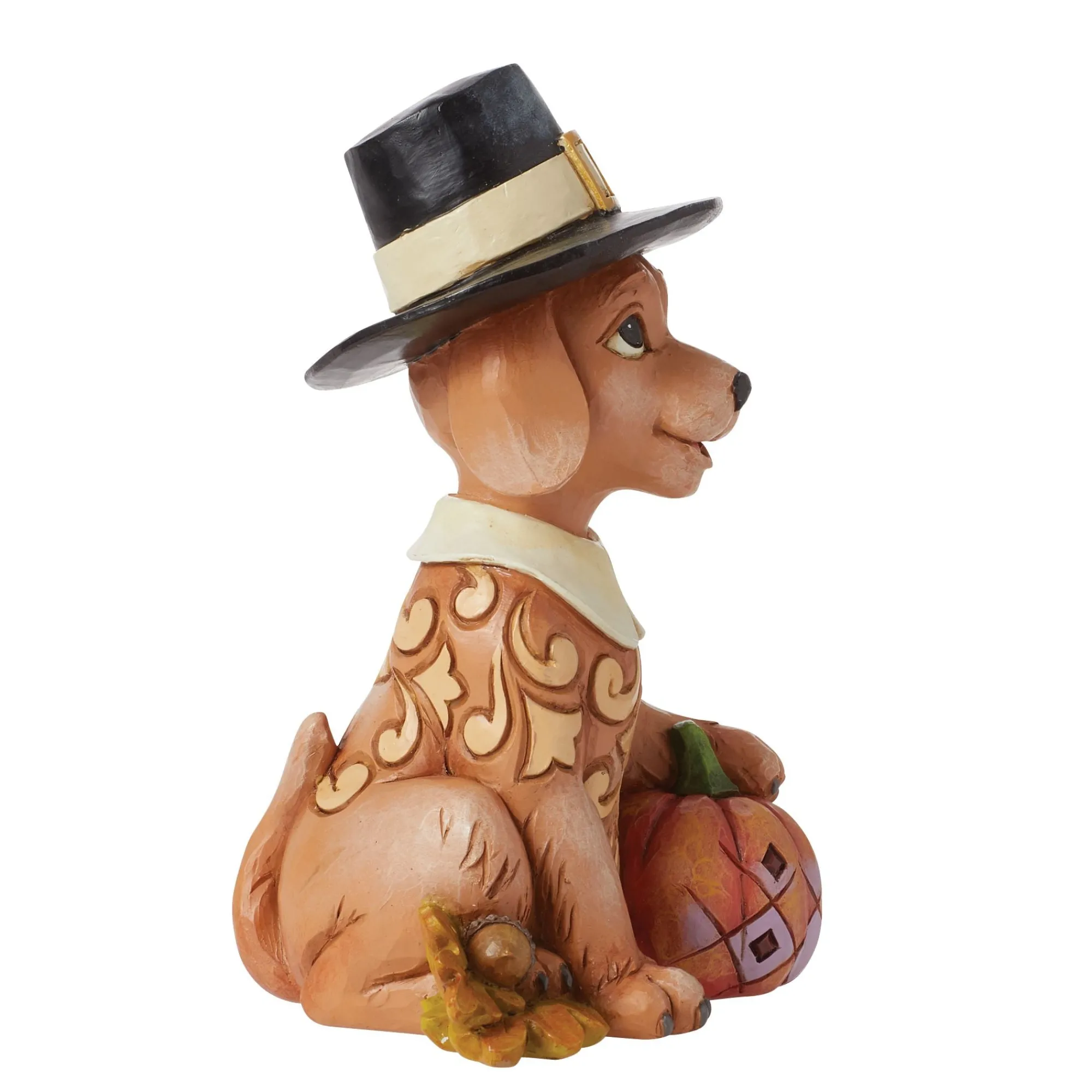 Enesco Gift Figurines | Dog with Pilgrim Hat Figurine