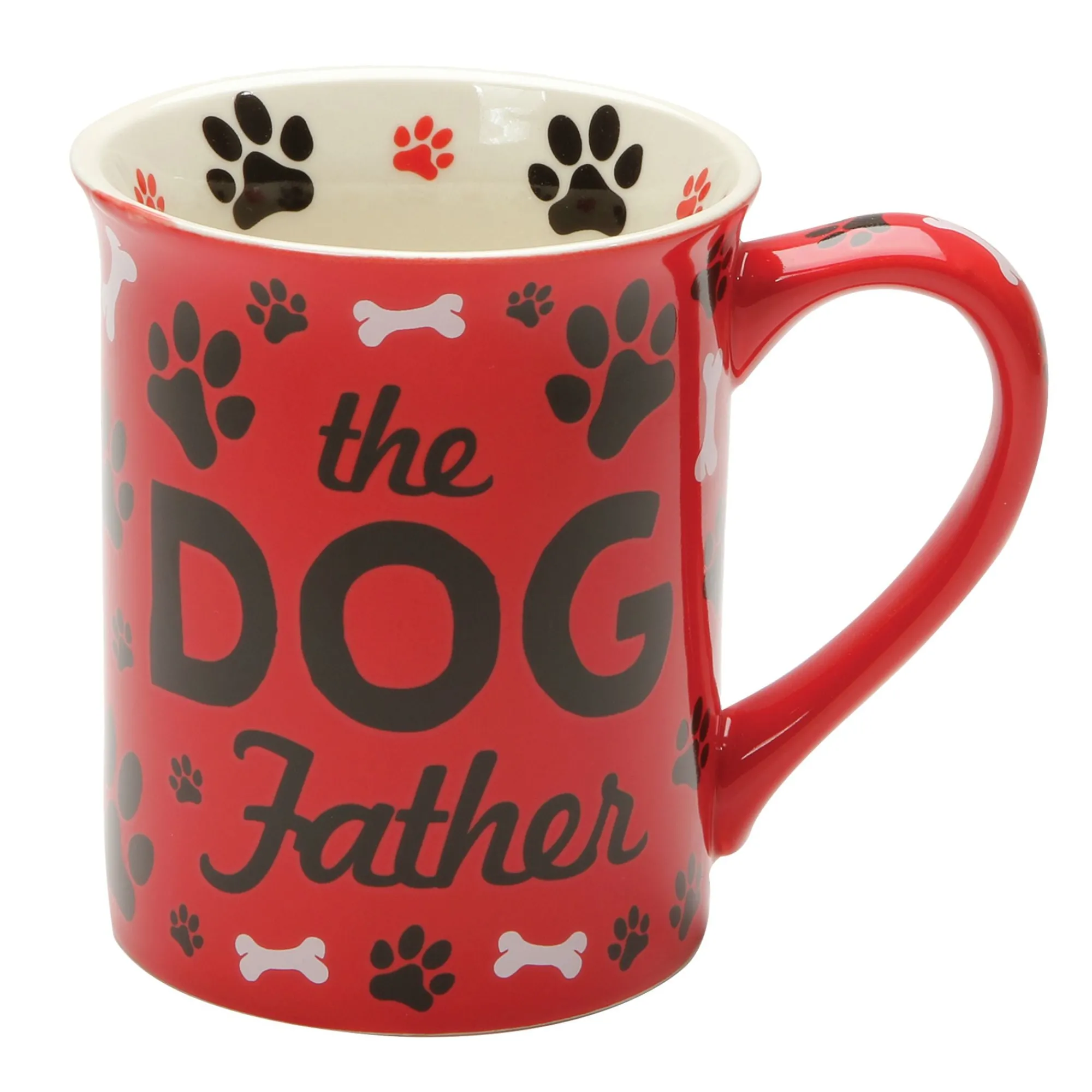 Enesco Gift Mugs | Drinkware | DOGFATHER RED MUG