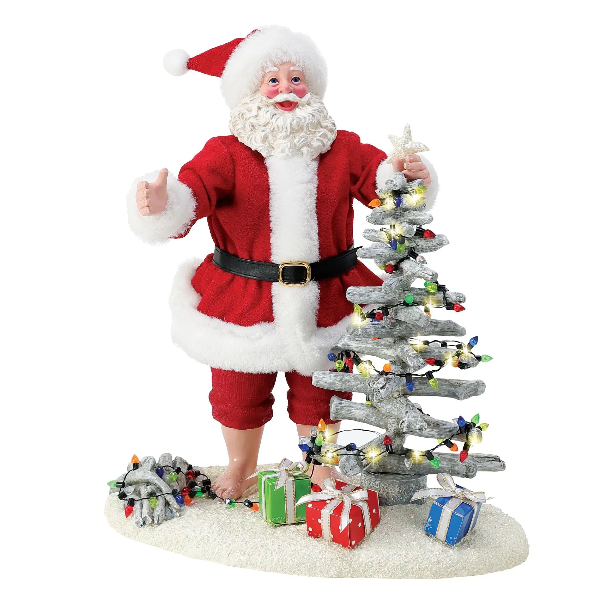 Department 56 Figurines | Santas | Driftwood Masterpiece