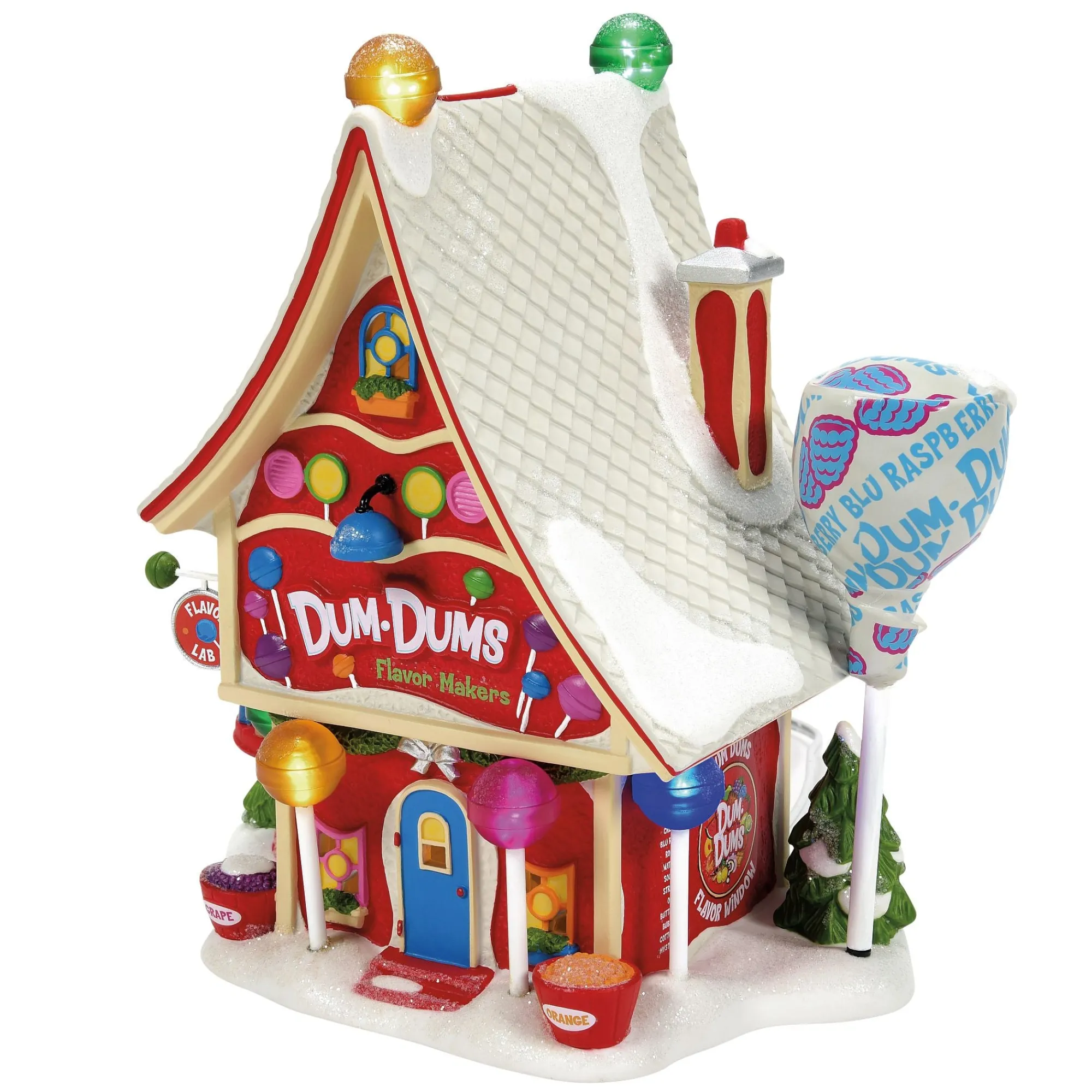 Department 56 Village Lighted Buildings | Dum-Dums Flavor Makers