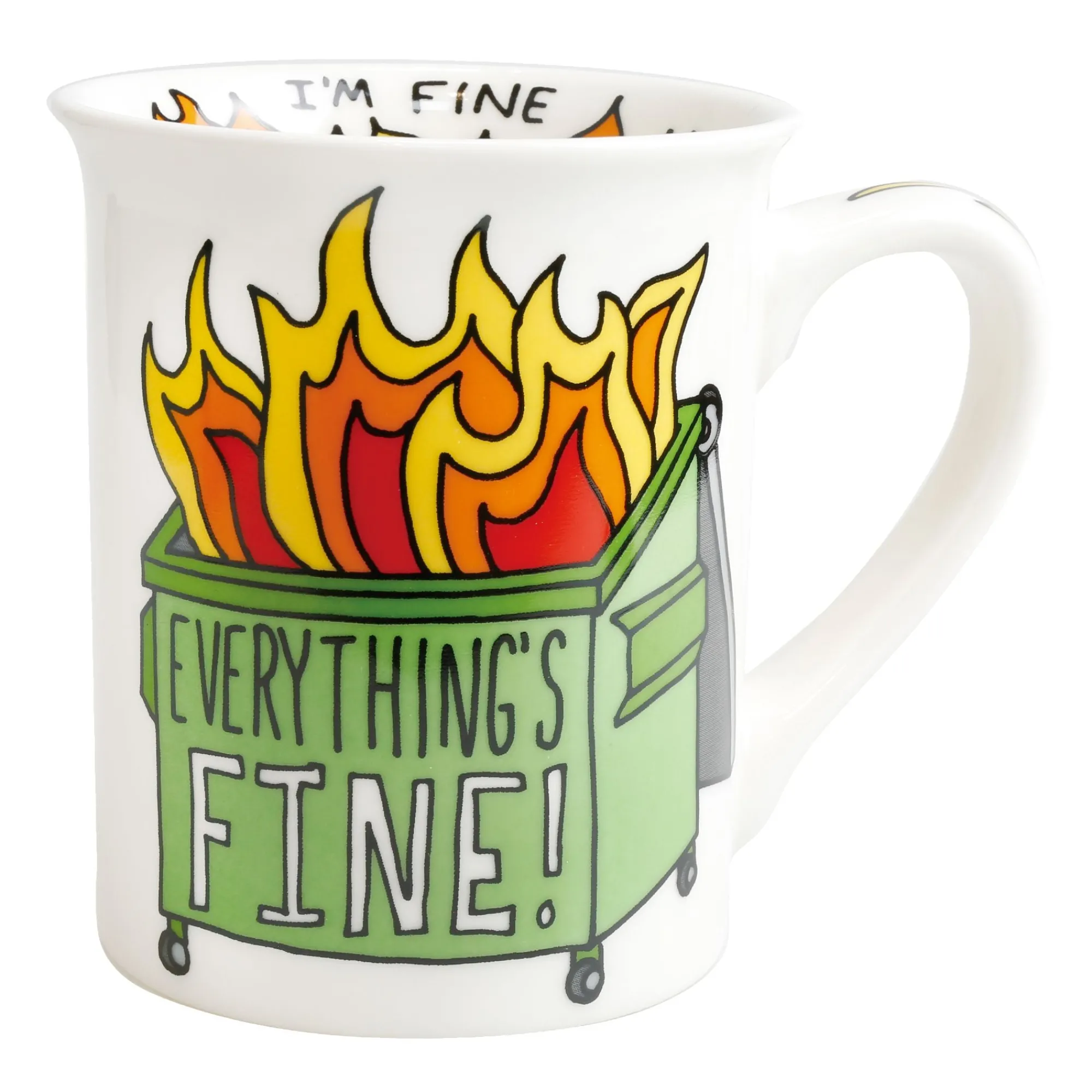 Enesco Gift Mugs | Drinkware | Dumpster Fire Mug